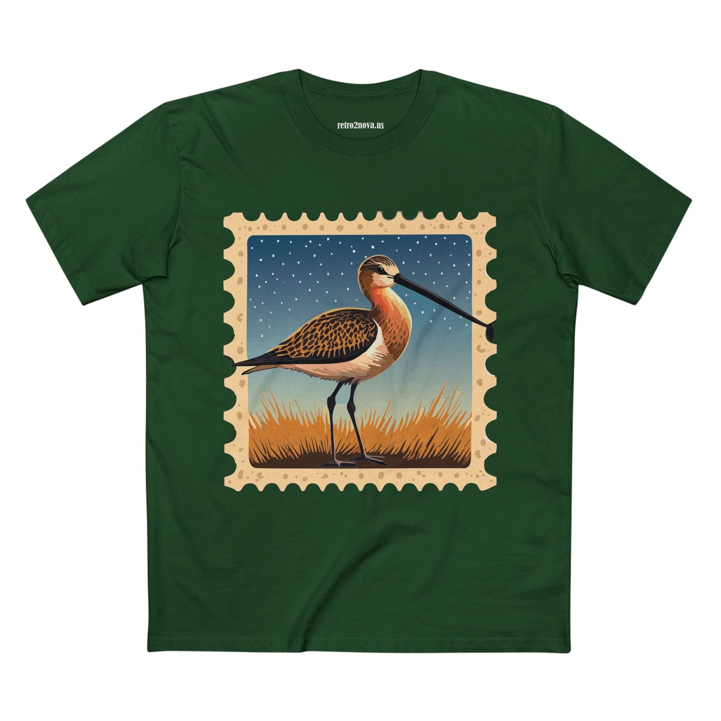Stamp Shirt Postage Stamp Tee Unisex Premium Cotton Original Art Design Retro2Nova