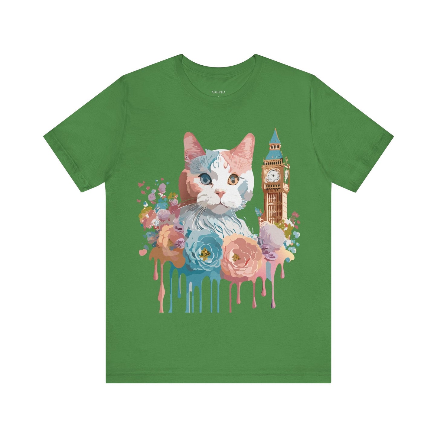 Unisex Cat Graphic Tee With Vintage Inspired Art By Adelpha Brand
