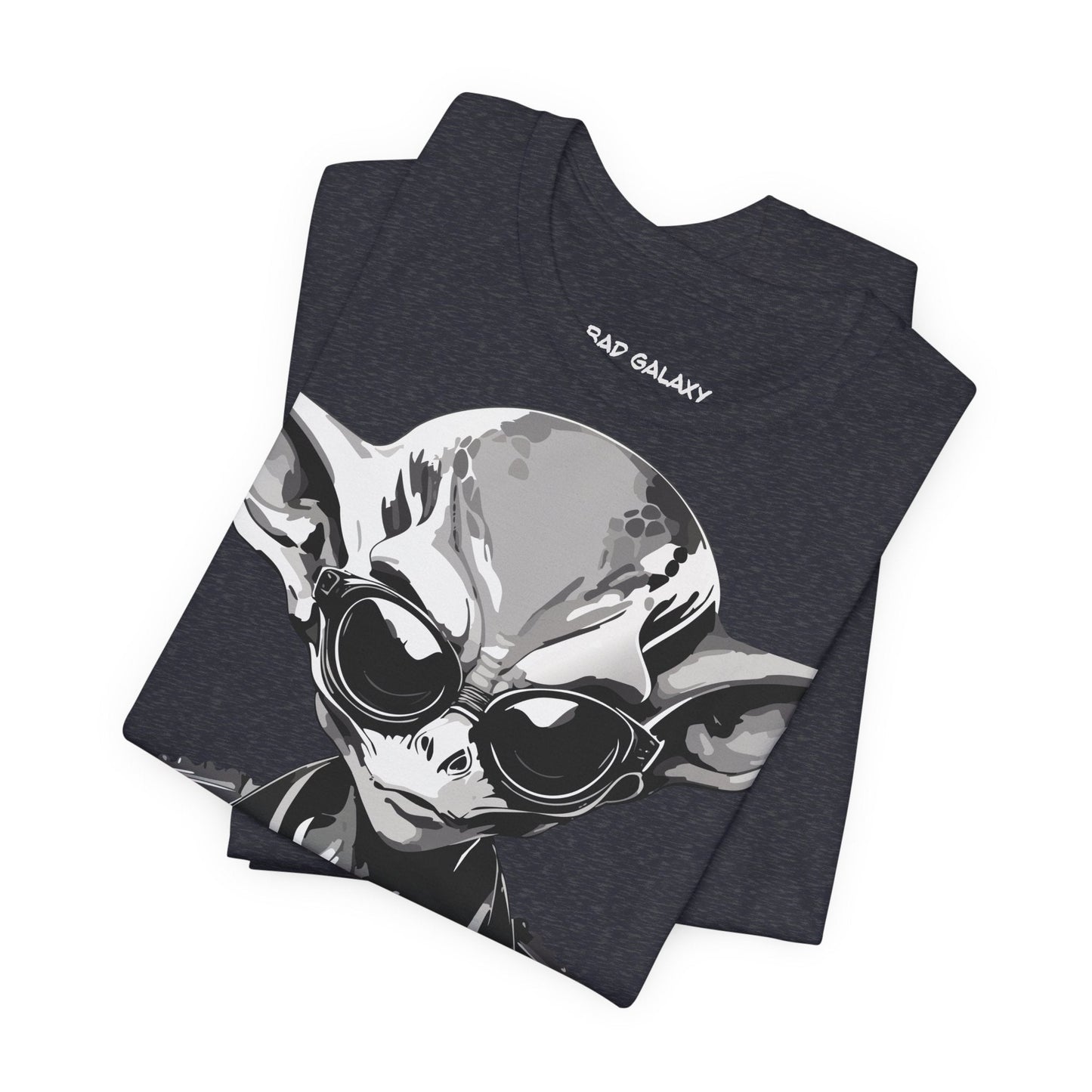 Tee Shirt With Alien From Bad Galaxy 100 Percent Cotton Made In USA Free Shipping