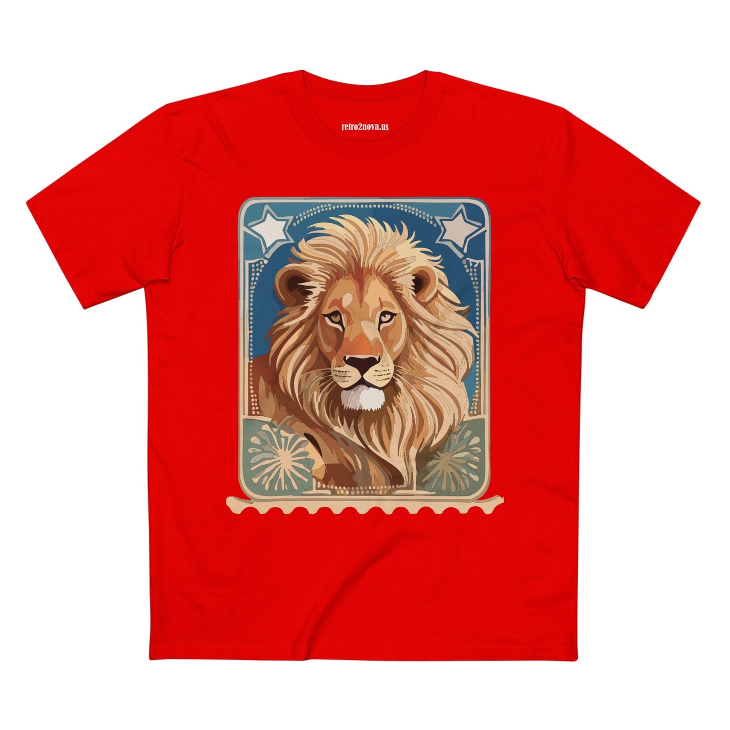 Stamp Shirt Postage Stamp Graphic Tee Unisex Premium Cotton Retro2Nova Original Art Design PS 52