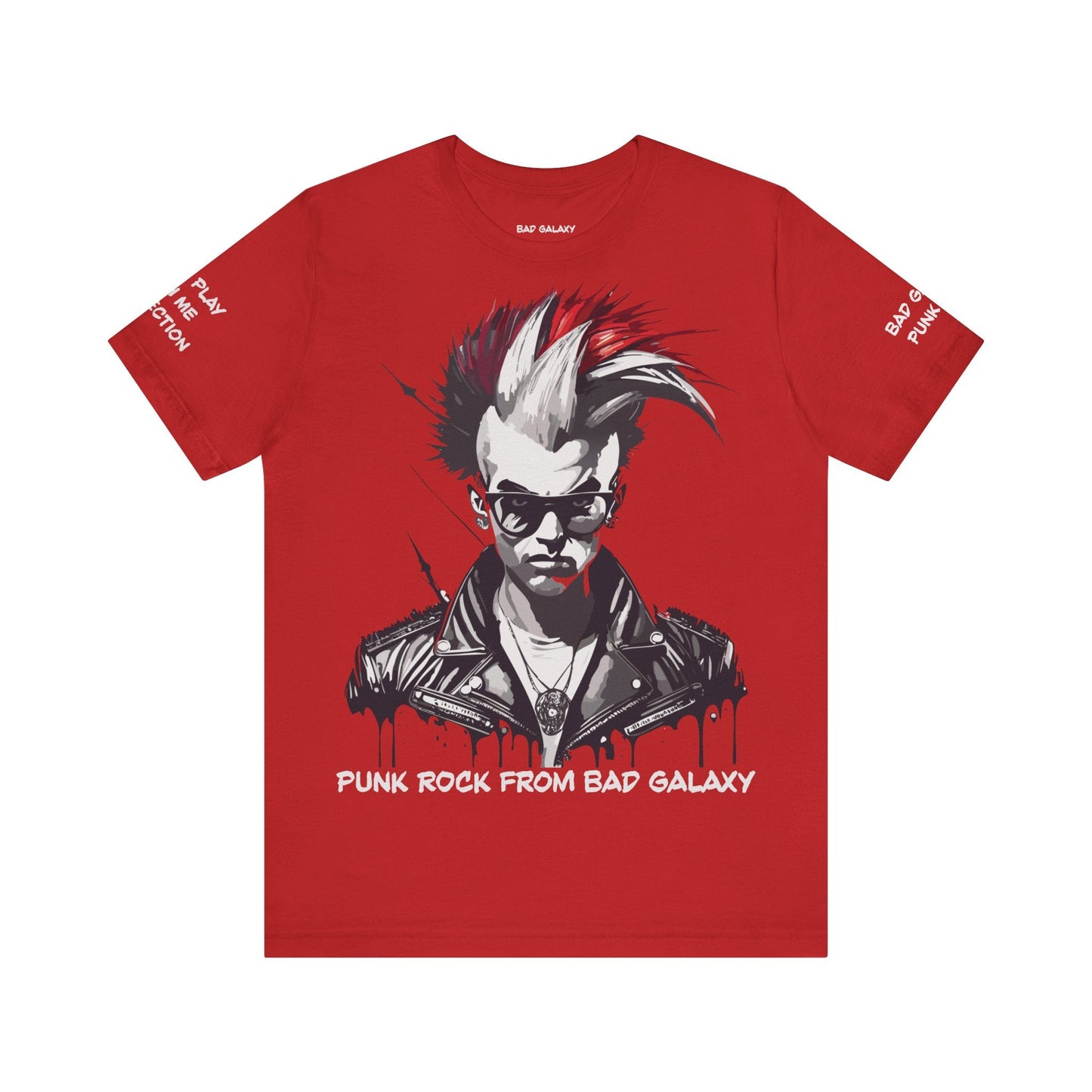 Punk Rock Tee Shirt Made In USA 100 Percent Cotton Eco Friendly Inks Durable Stitching