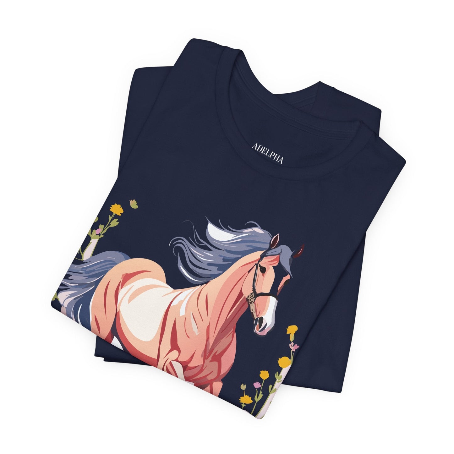 Horse Graphic Unisex 100 Cotton Vintage Animal Art T-Shirt 8