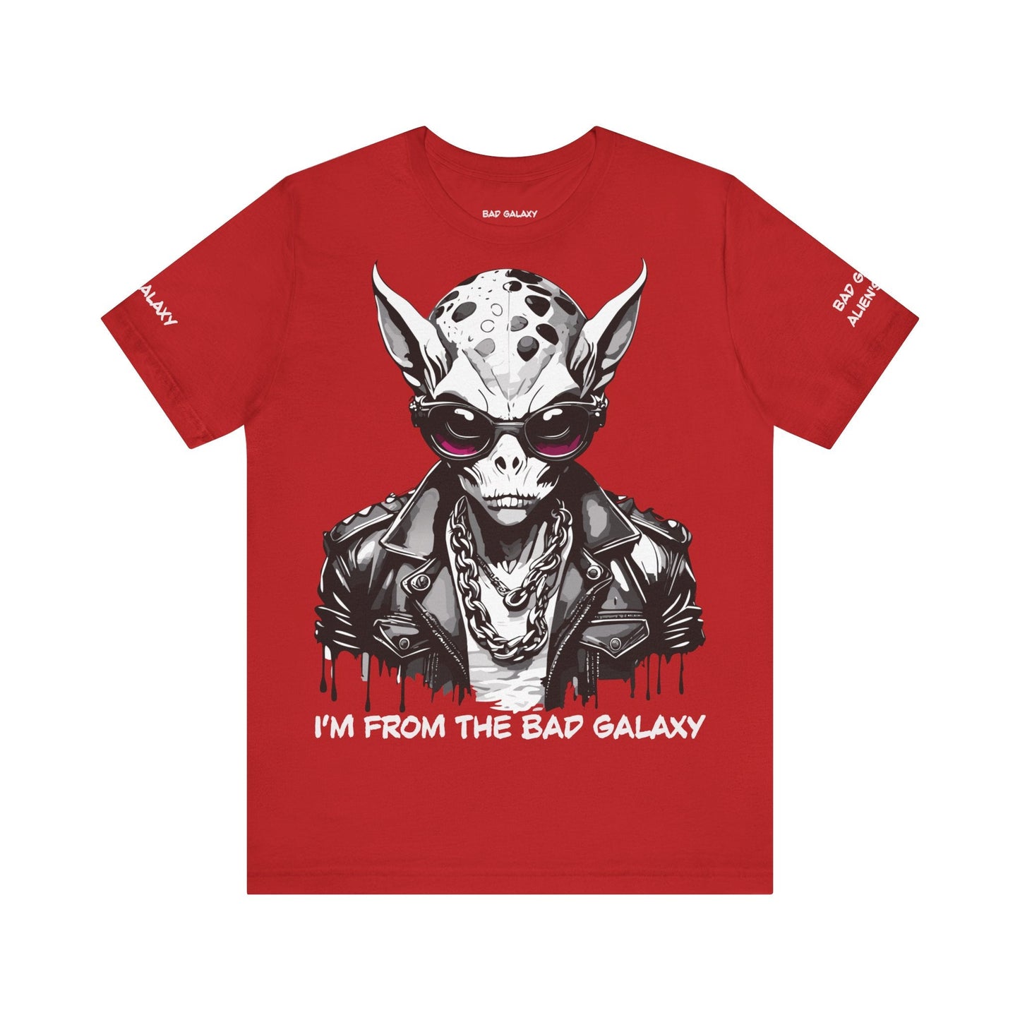 Alien Tee Shirt From Bad Galaxy Made To Order 100 Percent Cotton With Eco Friendly Inks