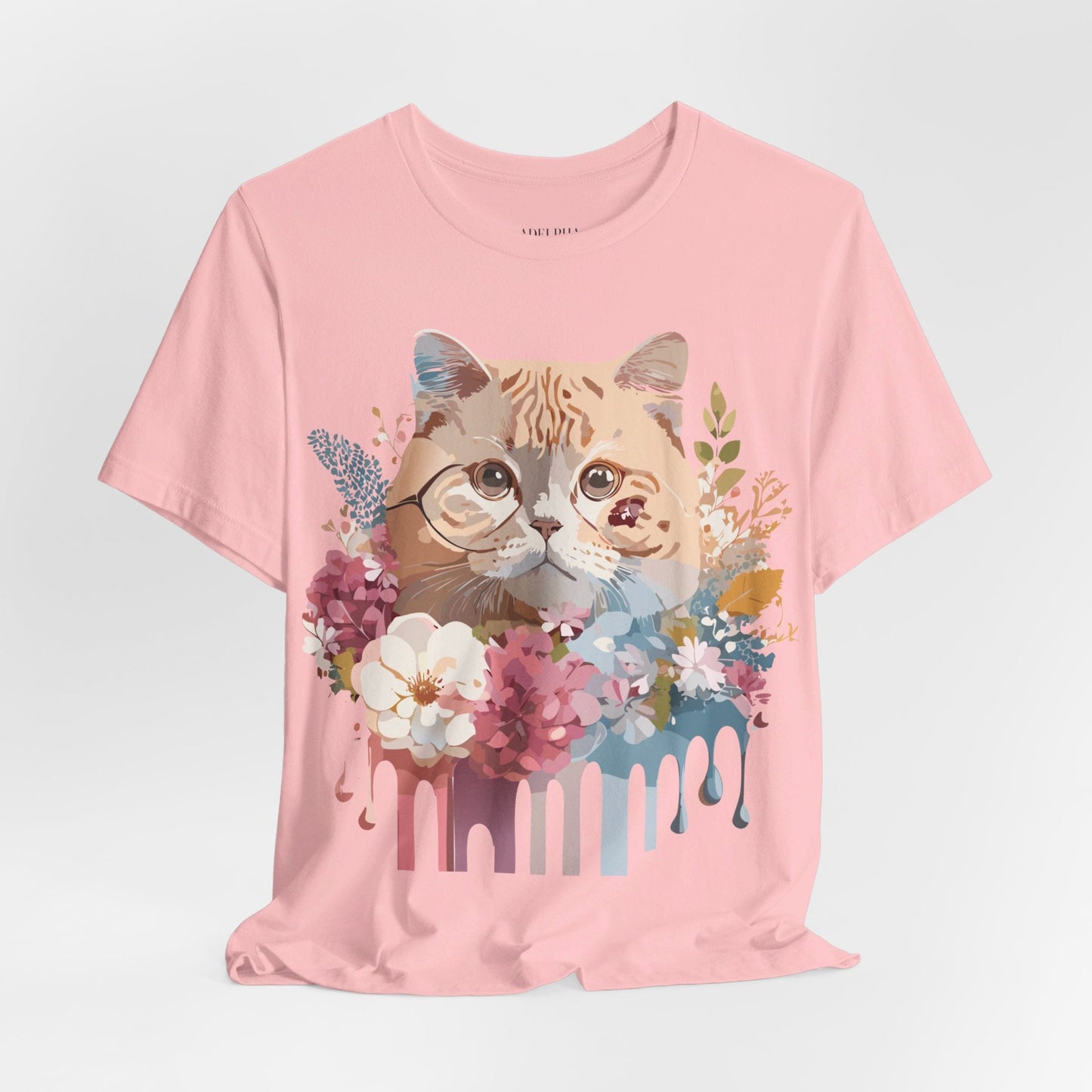 Cat Graphic Tee Unisex Vintage Inspired Shirt By Adelpha Original Artwork