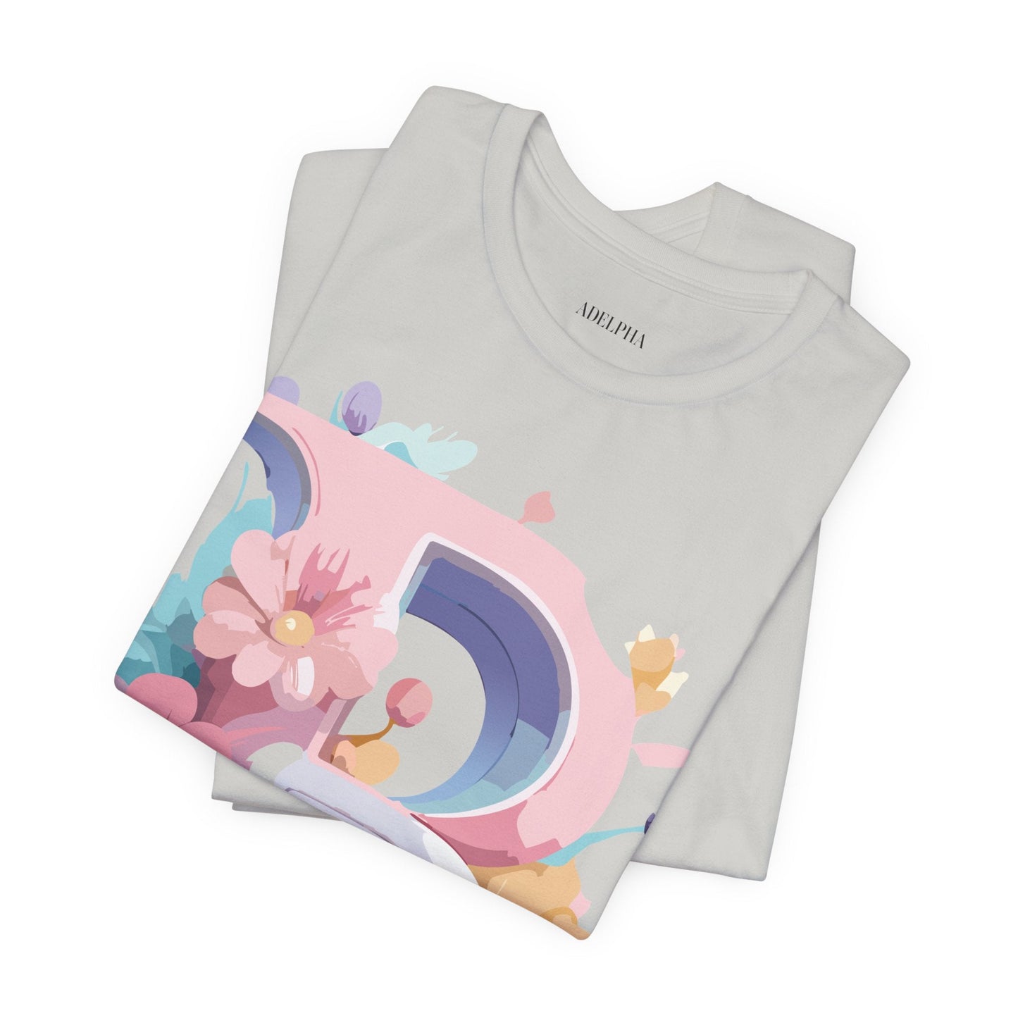 Letter B Shirt Unisex Graphic Tee By Adelpha With Vintage Inspired Artwork Short Sleeve