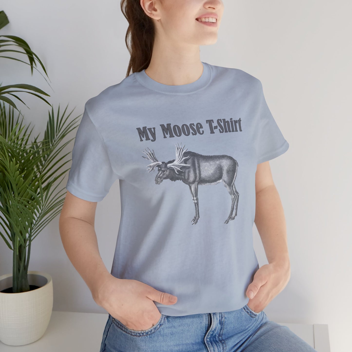 Unisex Cotton Tee Shirt with animals Print