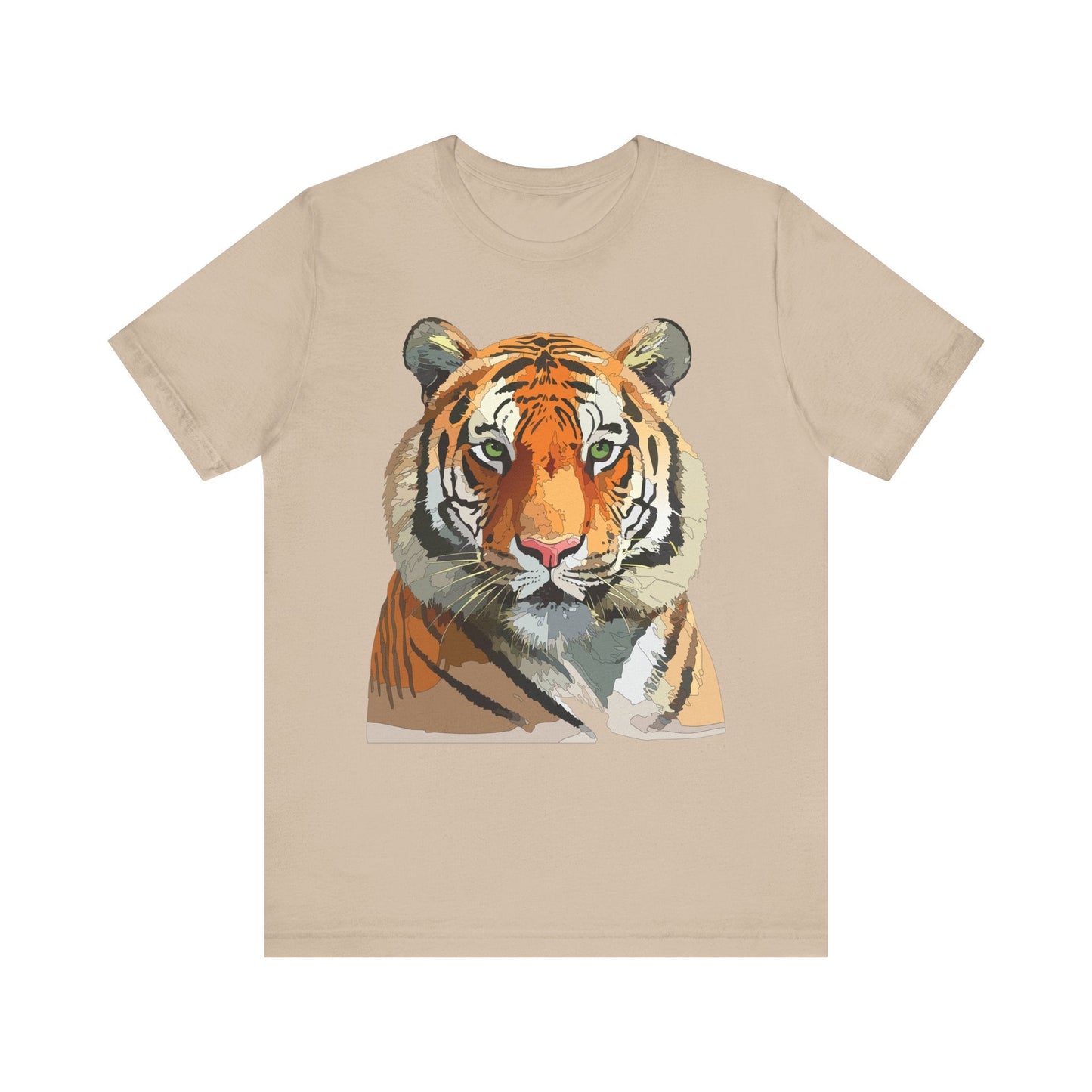 Unisex Animal Graphic Tee Shirt With Wildlife Art Design For Everyday Comfort Gildan 64000