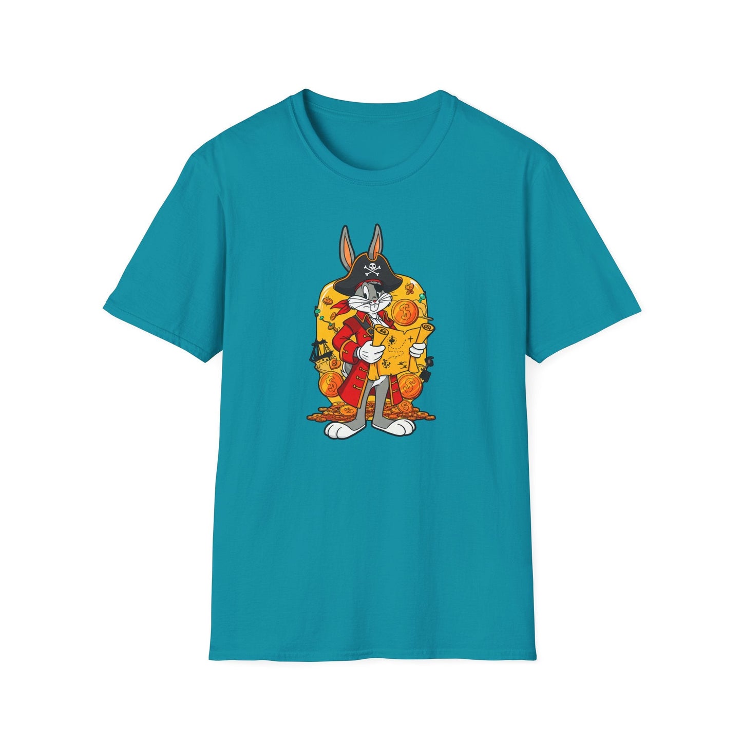 Bugs Bunny Shirt Unisex T Shirt Cartoon Design Animation Tee Gildan Softstyle 64000