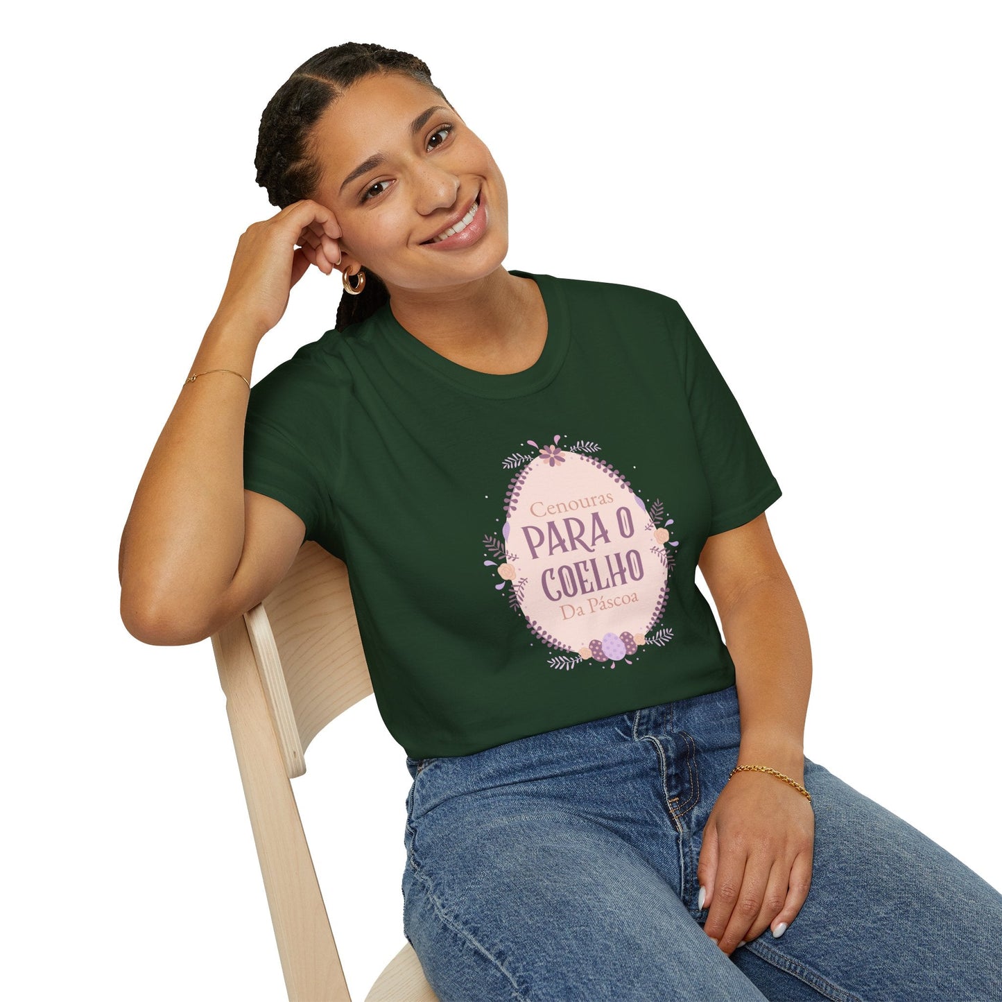 Easter Egg T Shirt Unisex Softstyle Short Sleeve Tee With Easter Signature Prints And Design