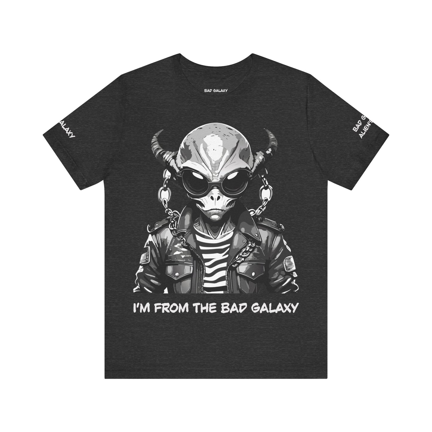 Alien T Shirt From Bad Galaxy Graphic Tee With Free Shipping Lightweight 100 Cotton USA Made