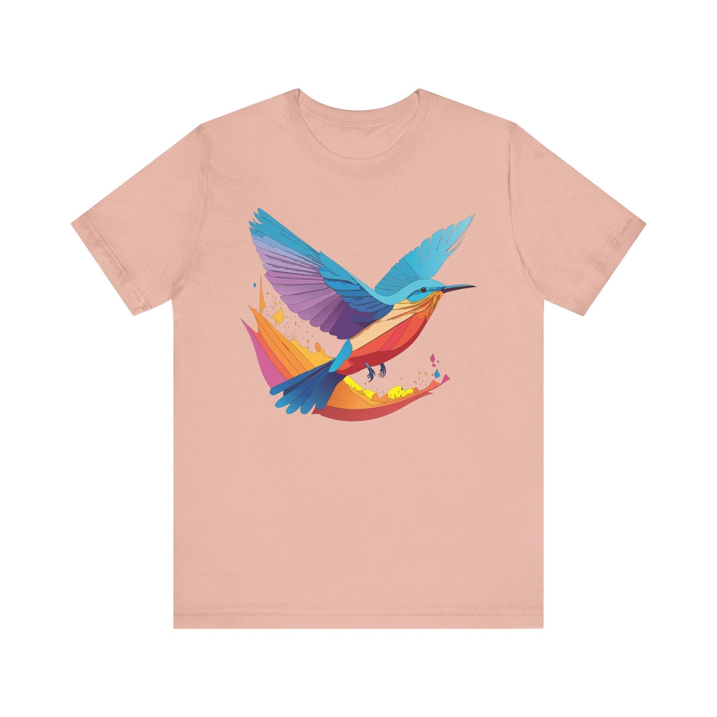 Unisex Animal Shirt Art Design Tee With Wild Animals Print Soft Comfortable Short Sleeve Tee