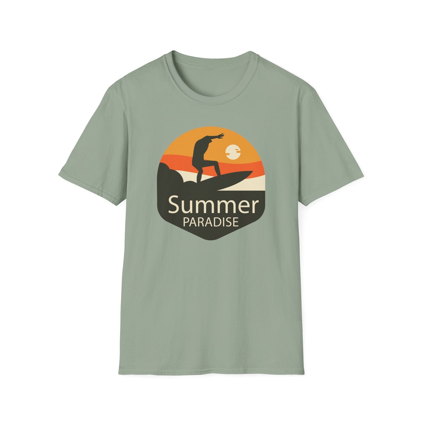 Summer T-Shirt, Summer Design Shirts, Art Tee Shirt with Summer Design - 4