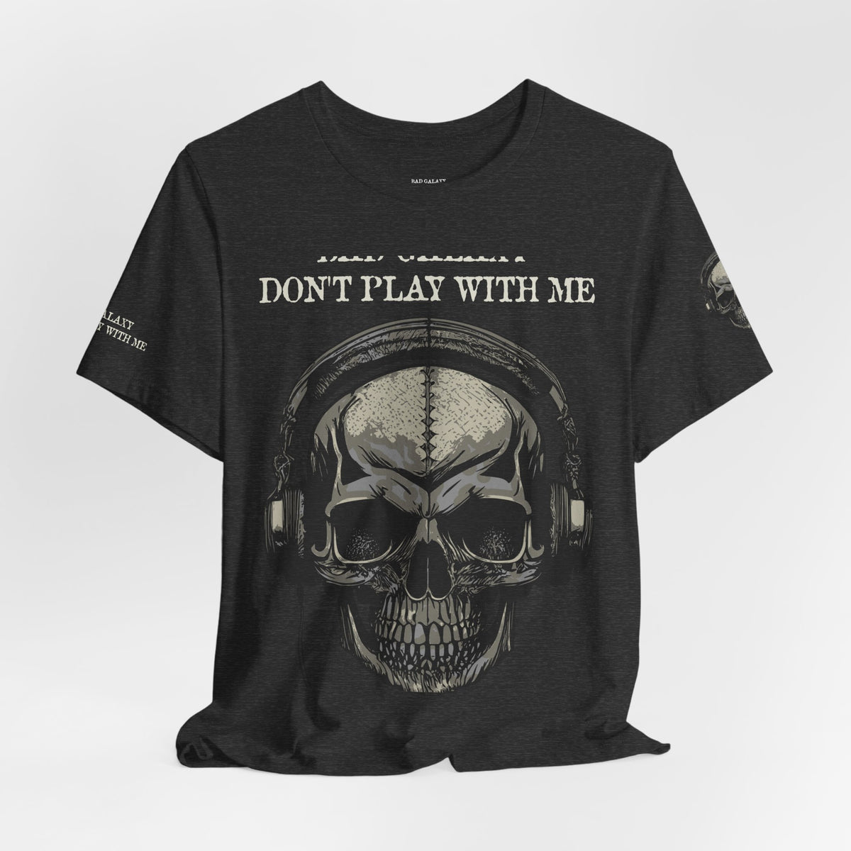 Skull Rock Graphic Unisex Cotton Bella+Canvas Tee with Art Design b46