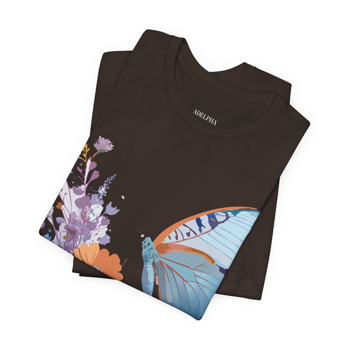Butterfly Graphic Tee Unisex Jersey Short Sleeve Vintage Inspired Adelpha Art