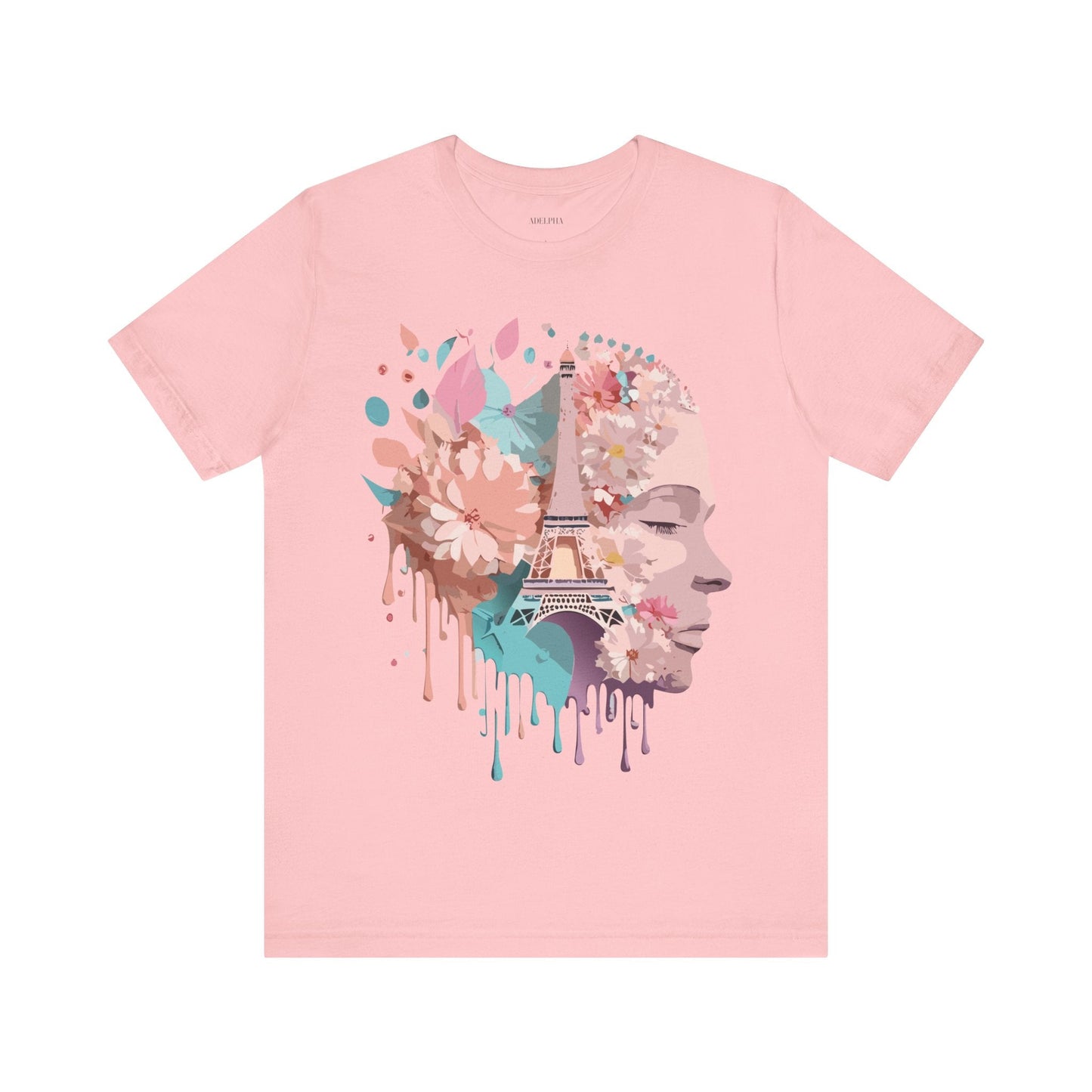 Paris Tourist Shirt Unisex Graphic Tee Featuring Adelpha Vintage Art Design Premium Comfort