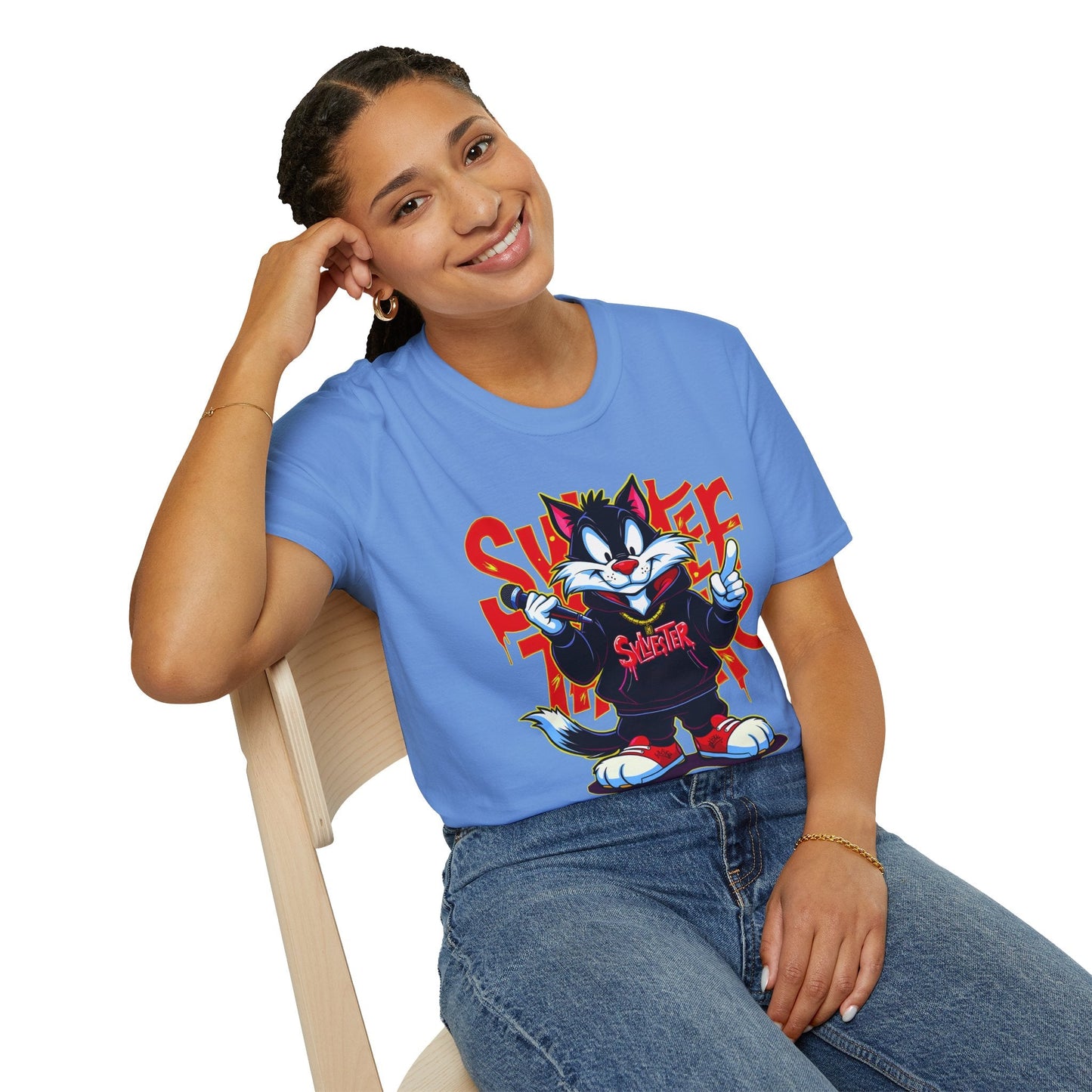 Gildan Softstyle Unisex T Shirt 100 Percent Ring Spun Cotton Cartoon Animation And Funny Animals Tee