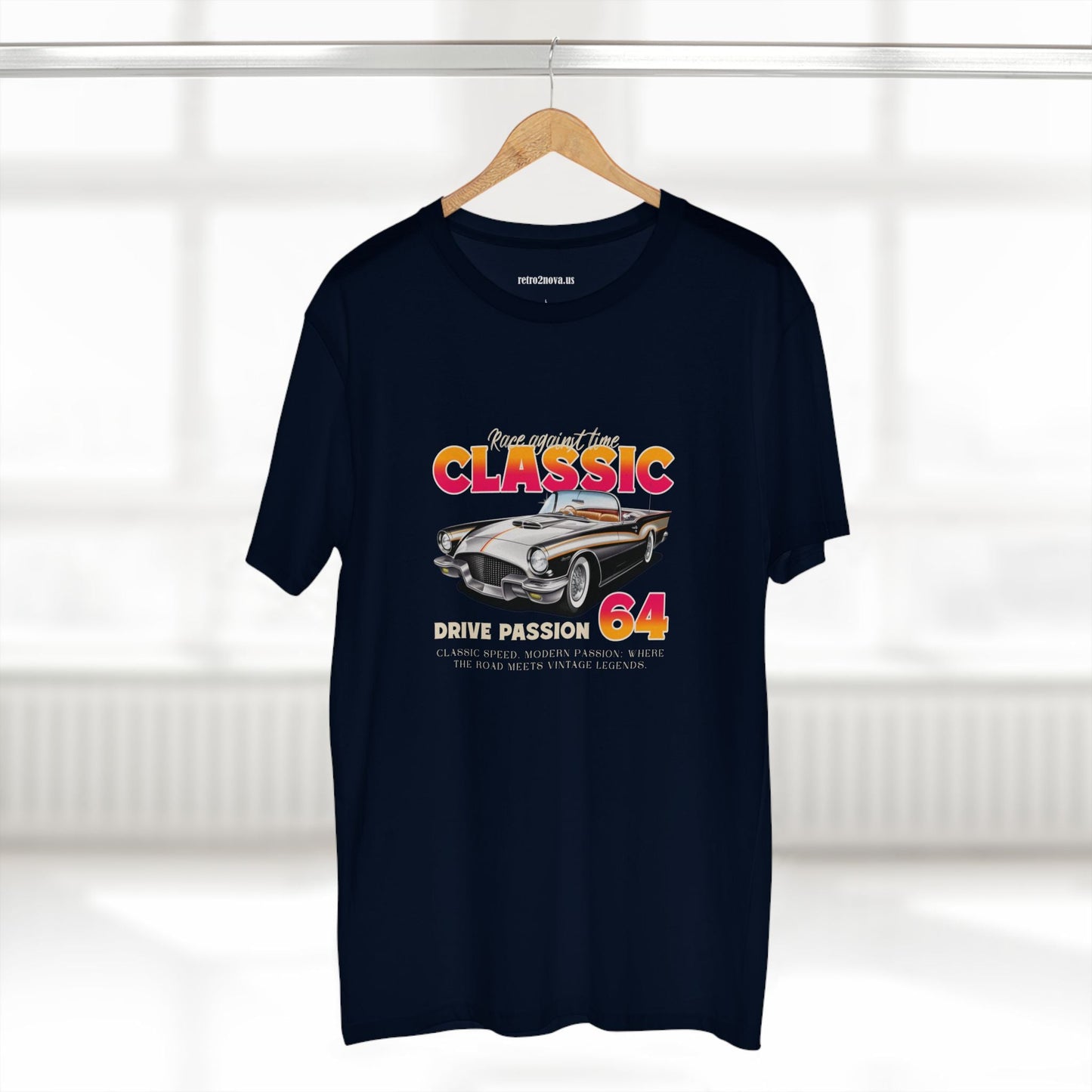 Retro Car Shirts Vintage Car Shirts Unisex Premium Cotton Tee With Original Art Design RC 16