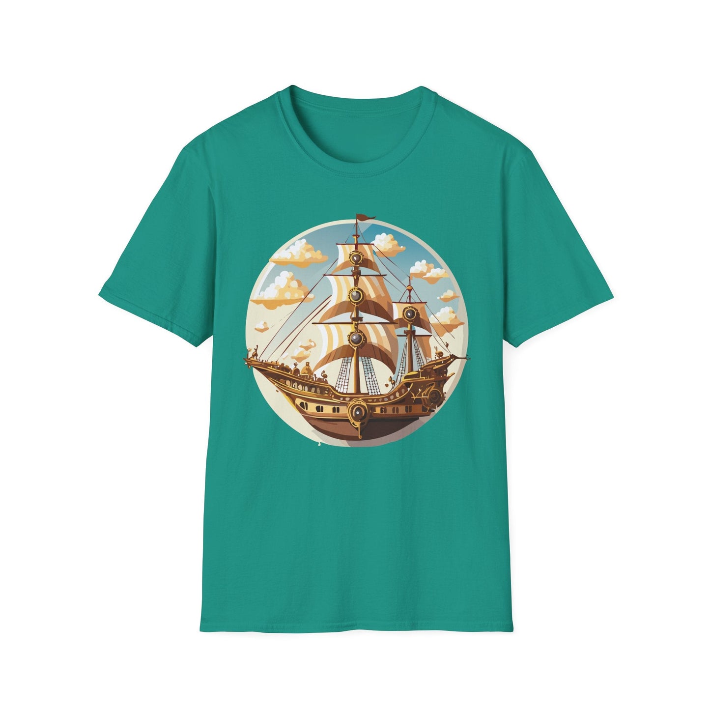 Ship T Shirt Frigate T Shirt Vessel Tee Gildan Softstyle 64000 Unisex Cotton Comfort
