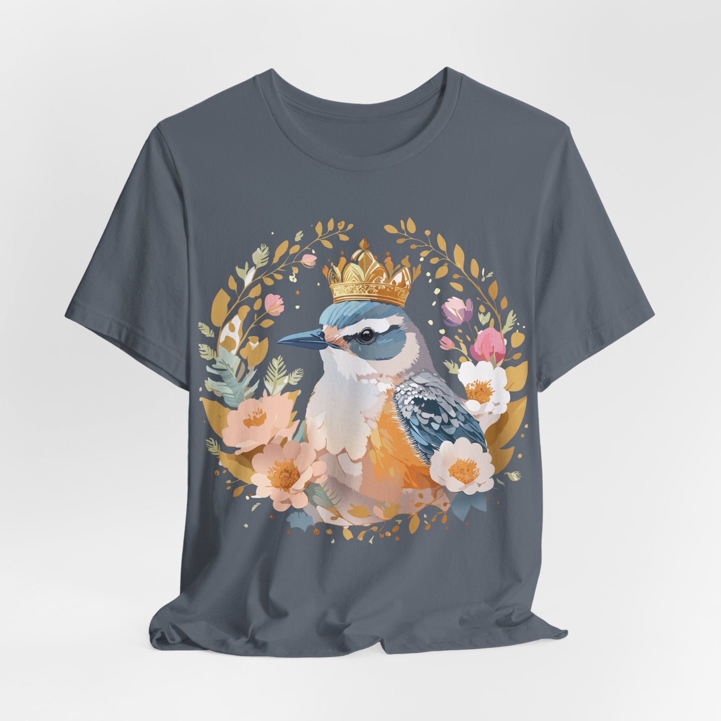Adelpha Medallion Graphic Tee Unisex Short Sleeve Vintage Inspired Art Design Apparel