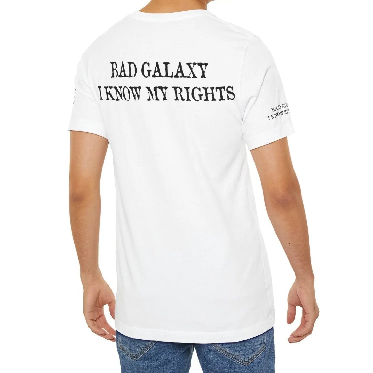 Skull T Shirt From Bad Galaxy Made To Order Cotton Tee With Eco Friendly Inks USA