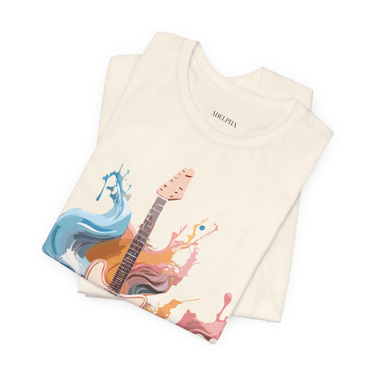 Music T Shirt Unisex Graphic Tee Featuring Original Adelpha Artwork Vintage Inspired Design