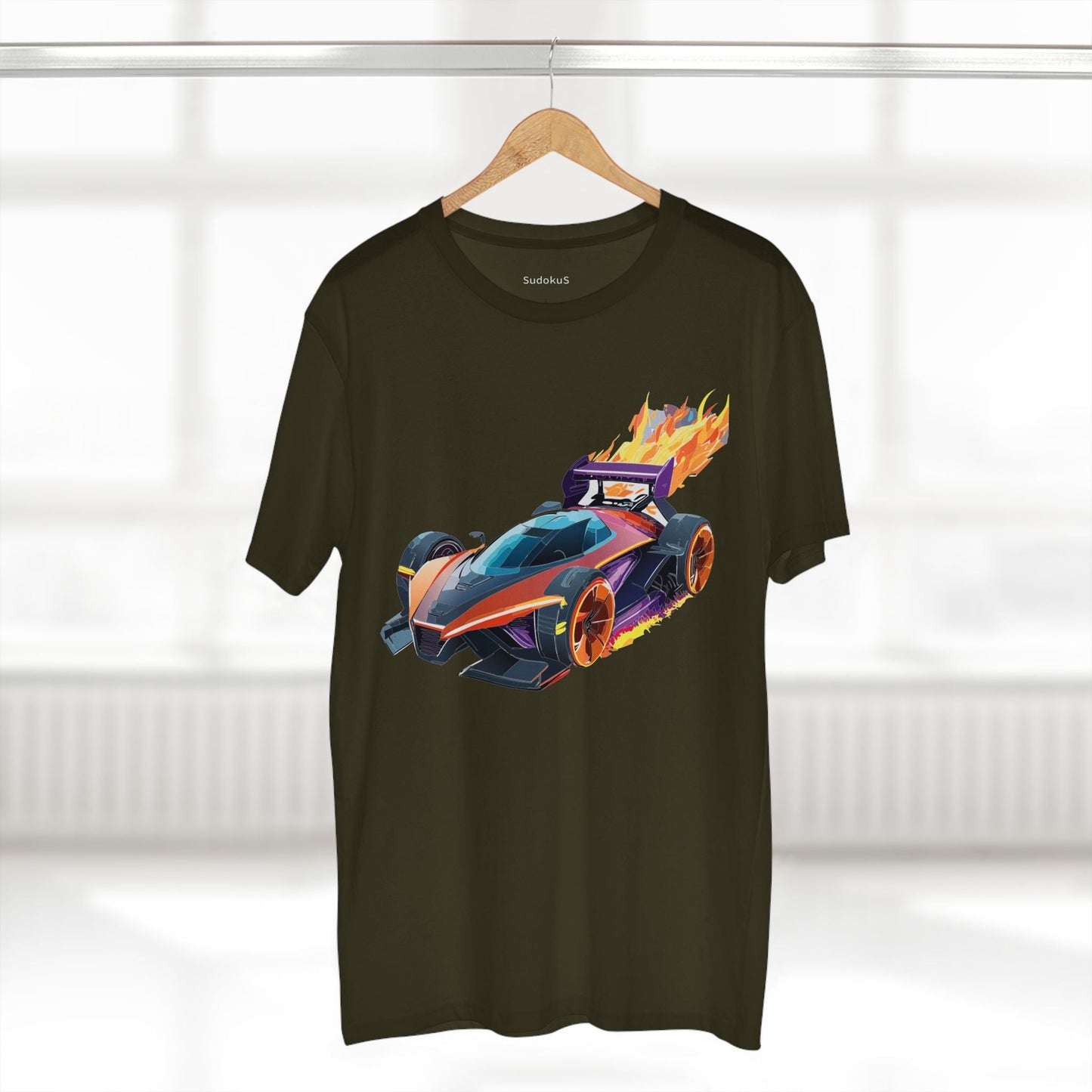 Car Graphic Unisex 100 Cotton Staple Tee 16