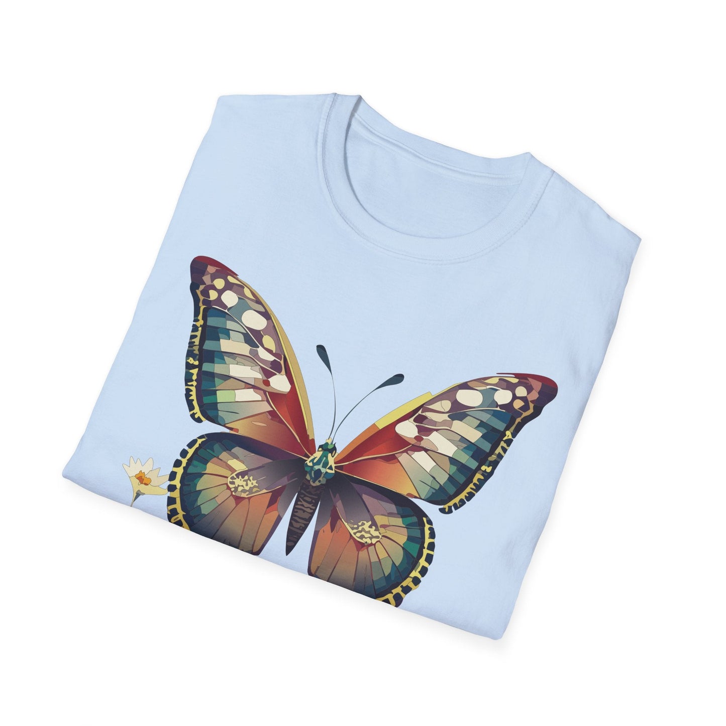 Unisex Butterfly Monarch Shirt Softstyle Tee Gildan 64000 Short Sleeve For Everyday Comfort