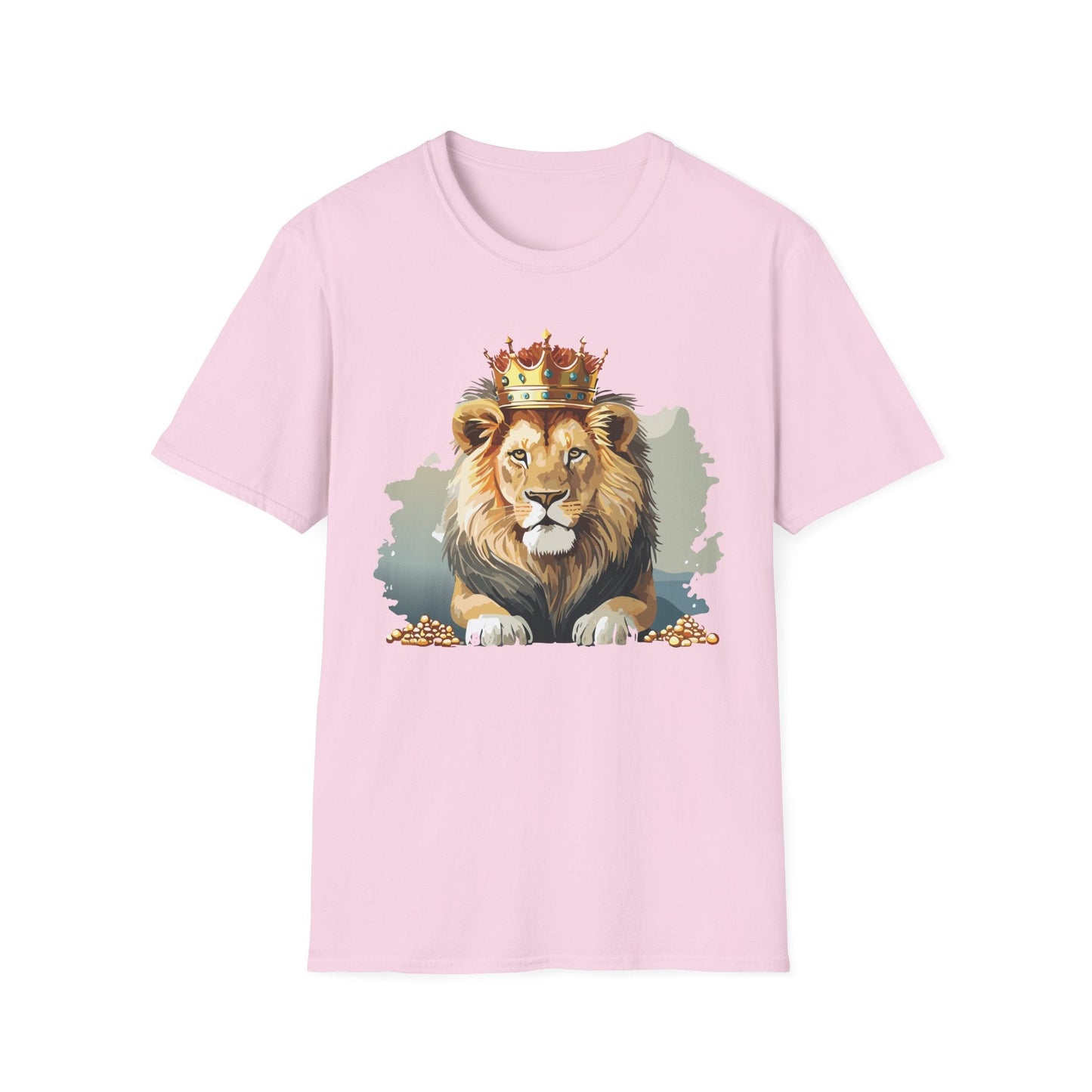 Lion Shirt Unisex Animal Tee Gildan Softstyle 64000 Comfort Fit