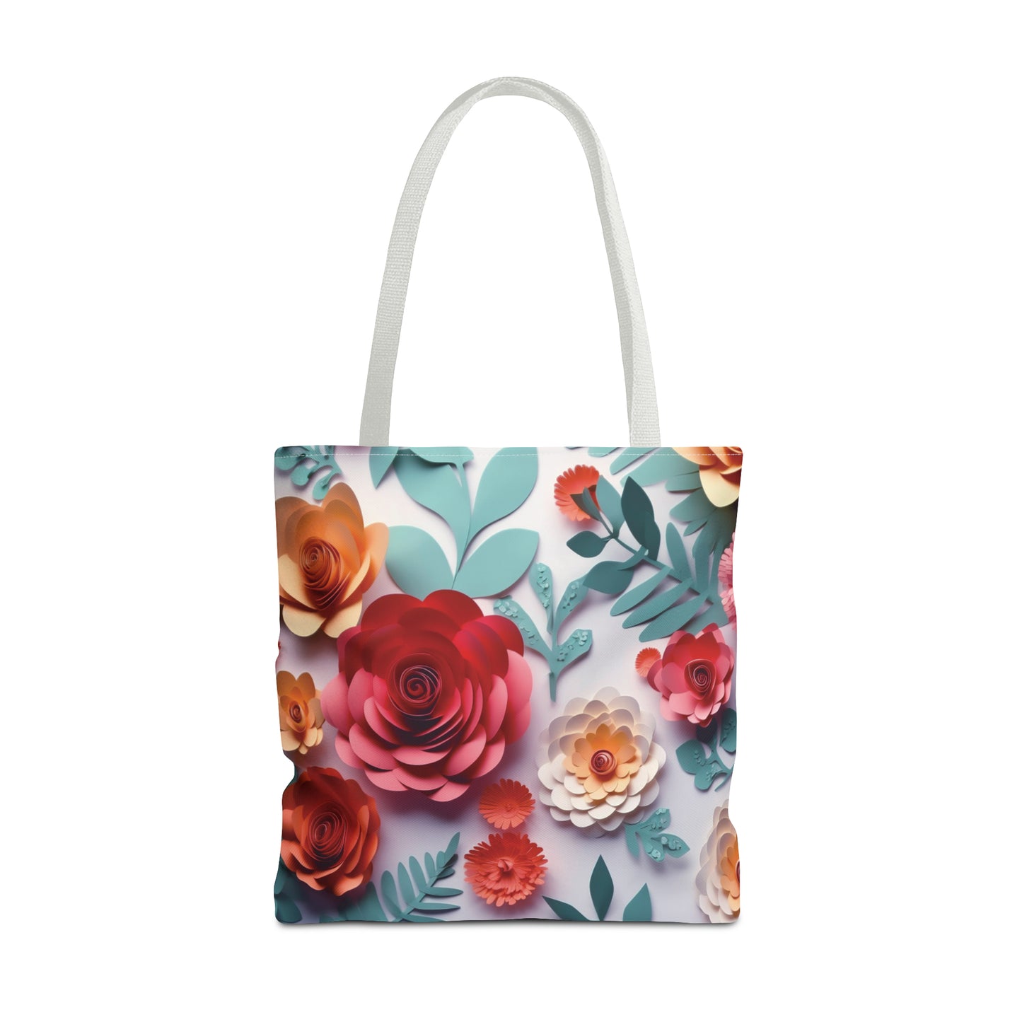 Canvas Bag with Floral Prints