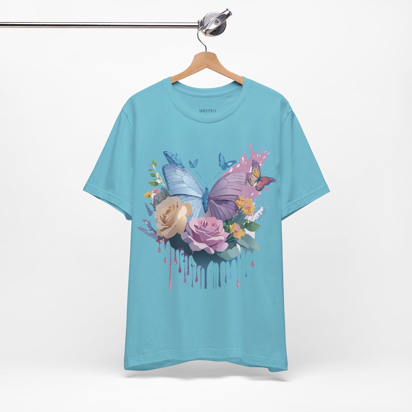 Butterfly Graphic Tee Unisex Jersey Short Sleeve Shirt Adelpha Art Design