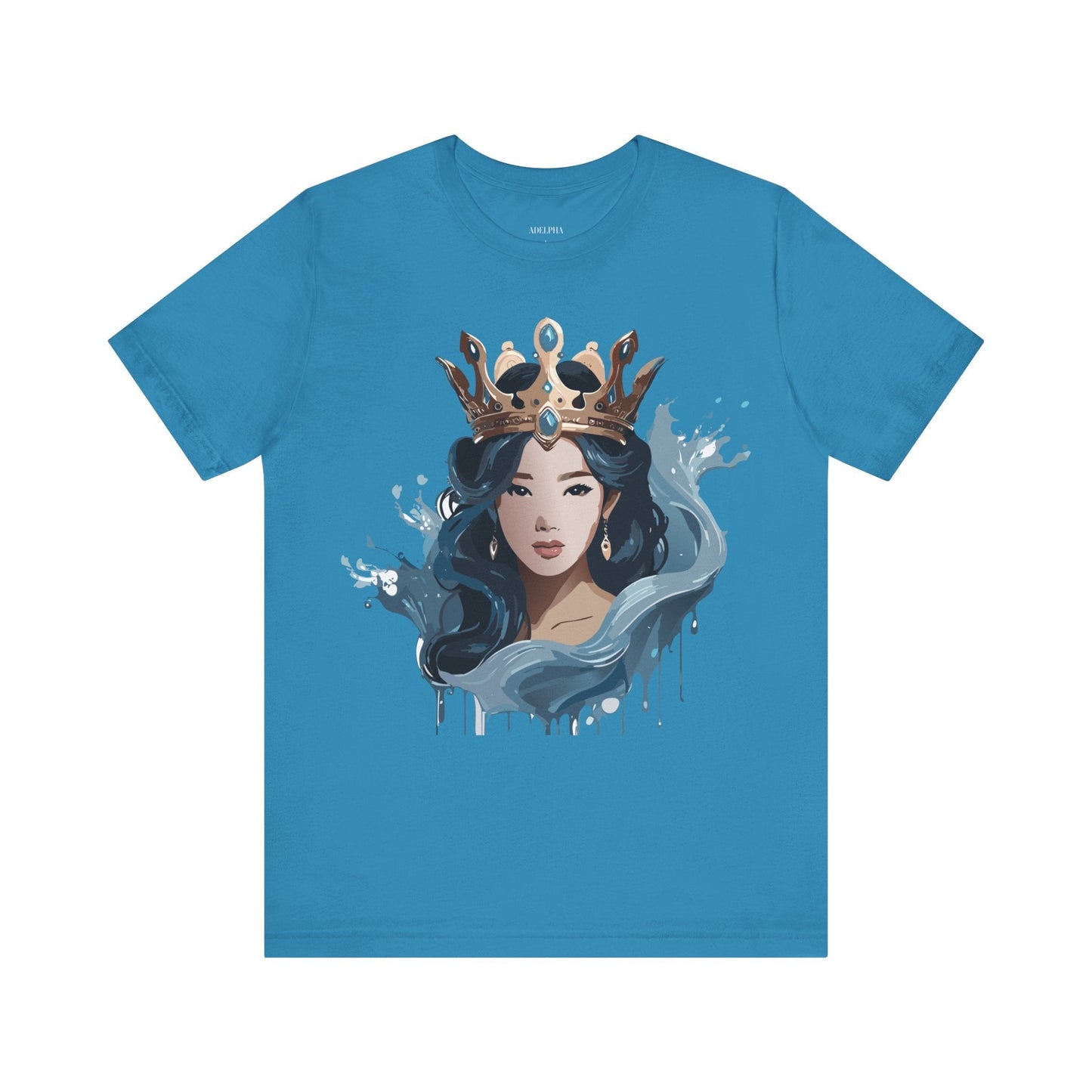 Queen Graphic Tee Unisex Vintage Inspired Art Design Shirt By Adelpha Jersey Short Sleeve