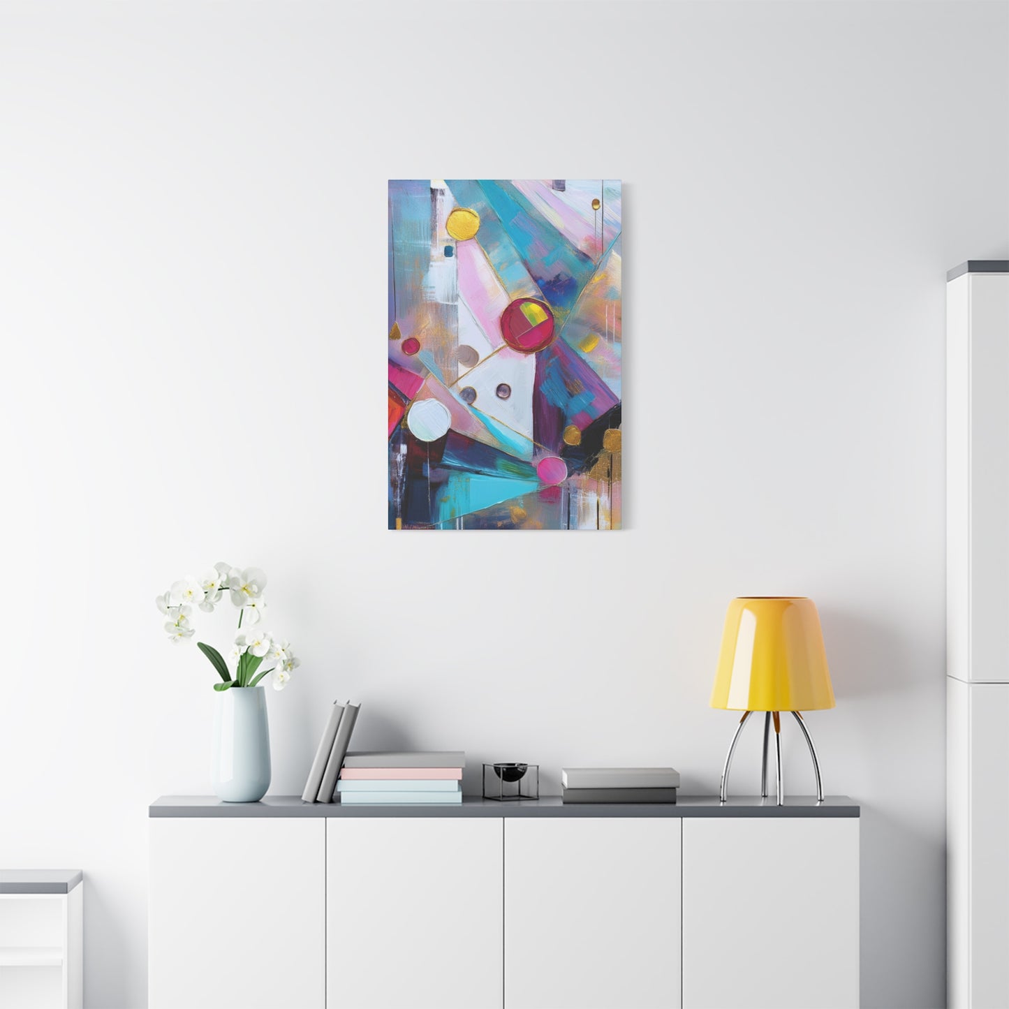 Abstract Oil Painting Print Canvas 20x24,20x30,24x30 24x32,24x36,30x40 32x48,36x48,40x60 Pine-Wood Inner Frame ABS-170