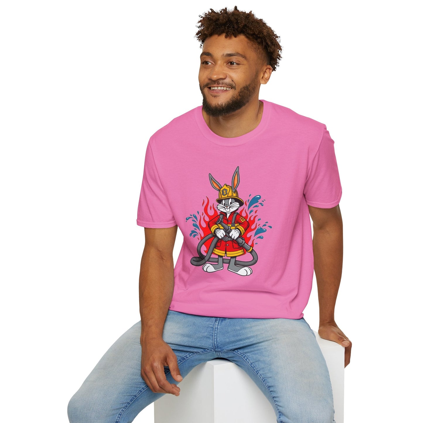 Bugs Bunny T Shirt Unisex Cartoon Tee Softstyle 64000 Cotton Graphic Tee For Fans