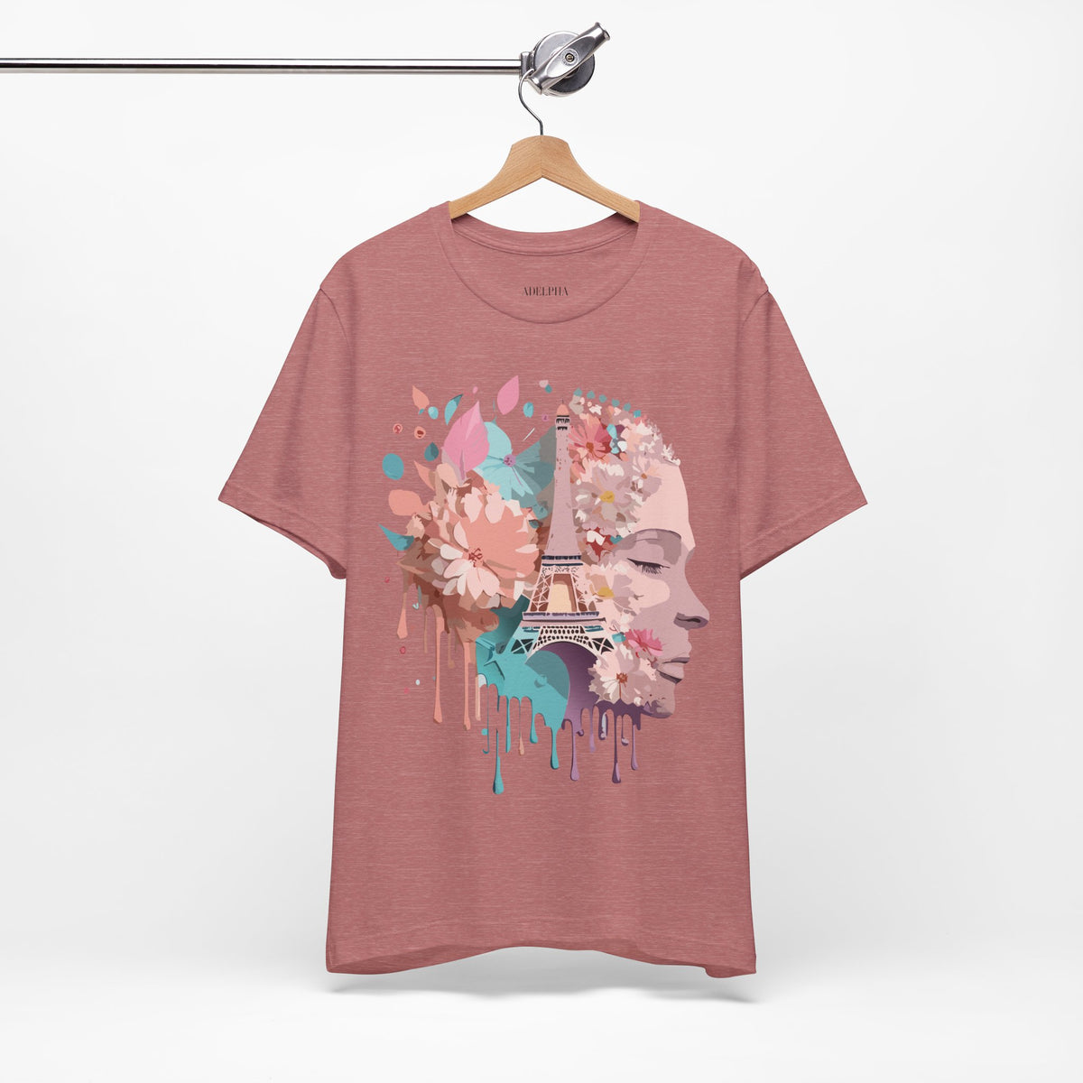 Unisex Cotton Bella+Canvas Tee with Paris