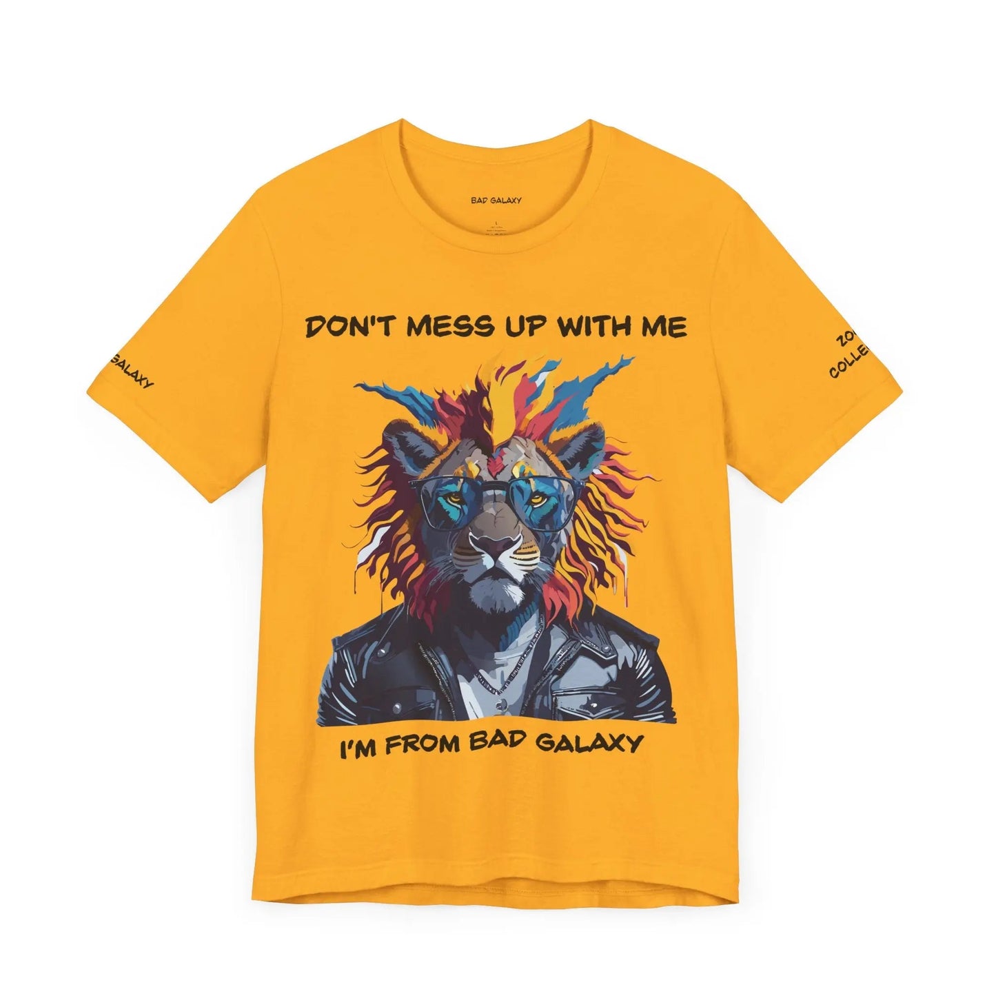 Animal T Shirt From Bad Galaxy Made To Order 100 Percent Cotton Eco Friendly Ink Free Shipping