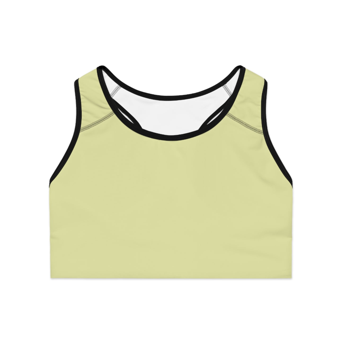 Yellow Color Sports Bra, Yellow Sports Bra 6