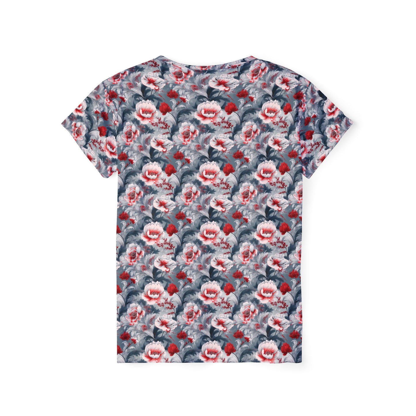 Women Poly Shirt with Floral Print F342