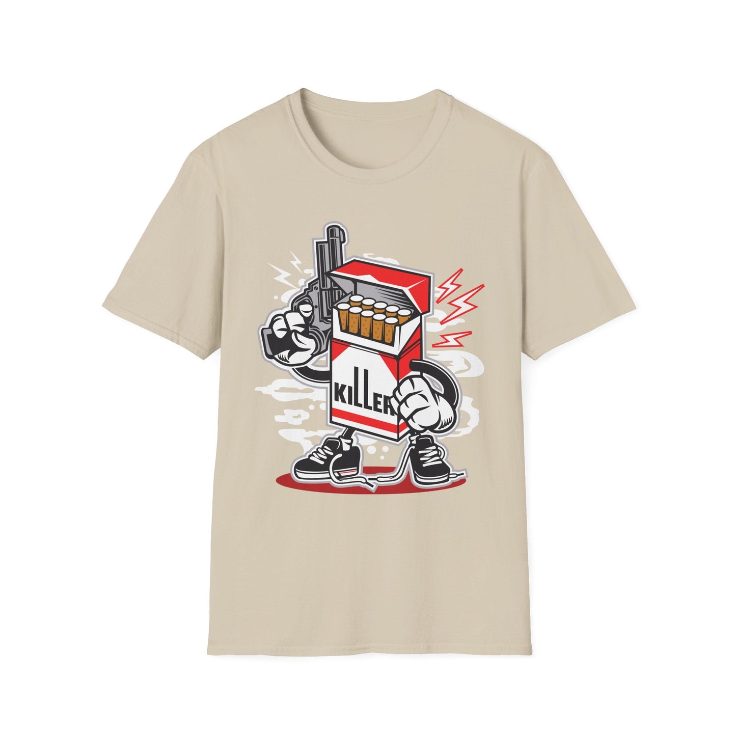 Cartoon T Shirt Animation Tee Funny Unisex Gildan Softstyle 64000 100 Percent Ring Spun Cotton
