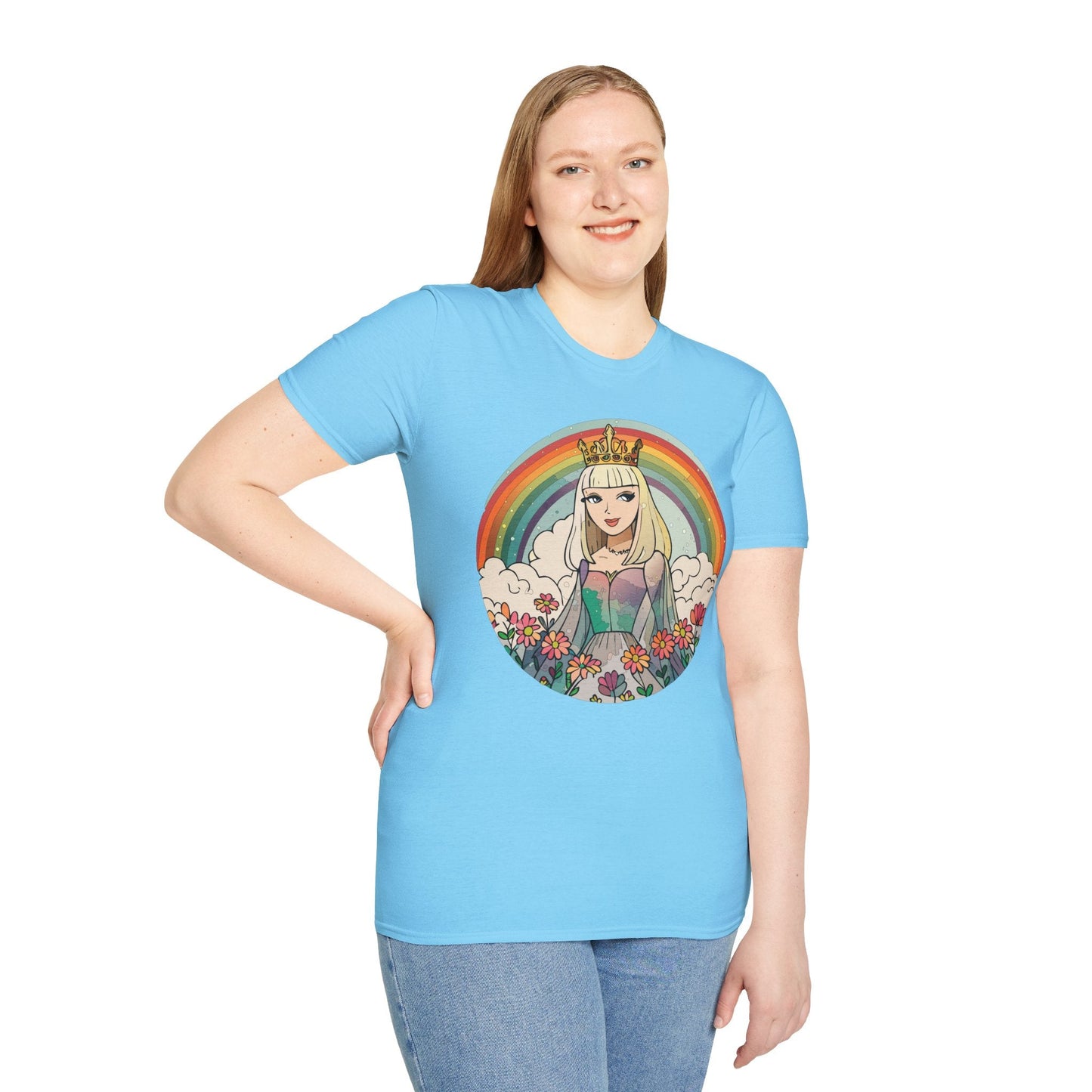 Womens Graphic T Shirt Art Design Tee Softstyle 100 Percent Ring Spun Cotton Comfort