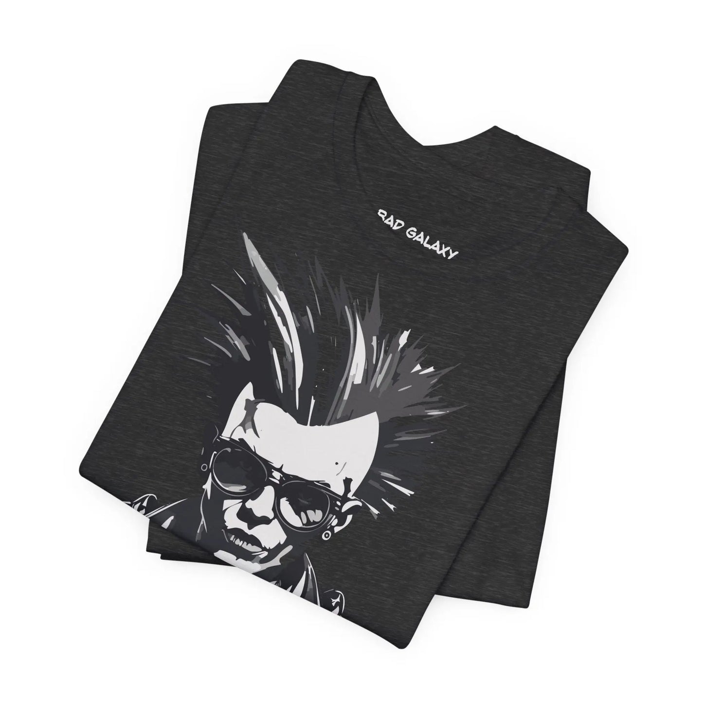 Bad Galaxy Punk Rock Tee Shirt Lightweight Fabric Made To Order 100 Percent Cotton Eco Friendly Inks