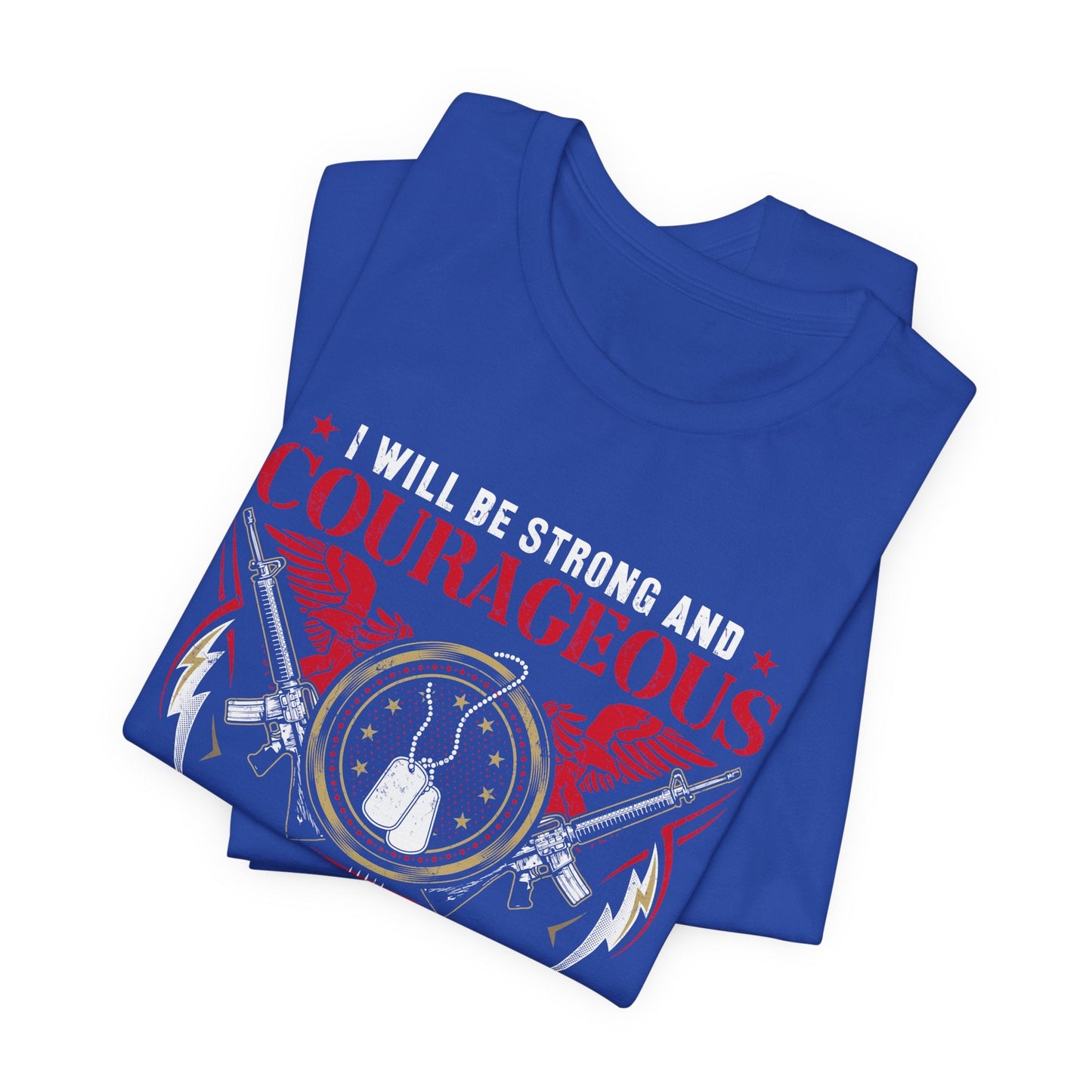 Army Veteran Patriotic Graphic Design Unisex Cotton T-Shirt v37