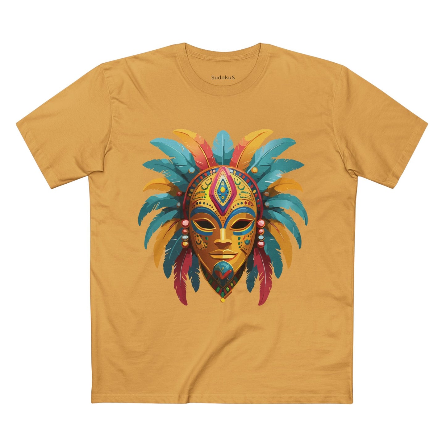 Mask Graphic Unisex 100 Cotton Staple Tee 33