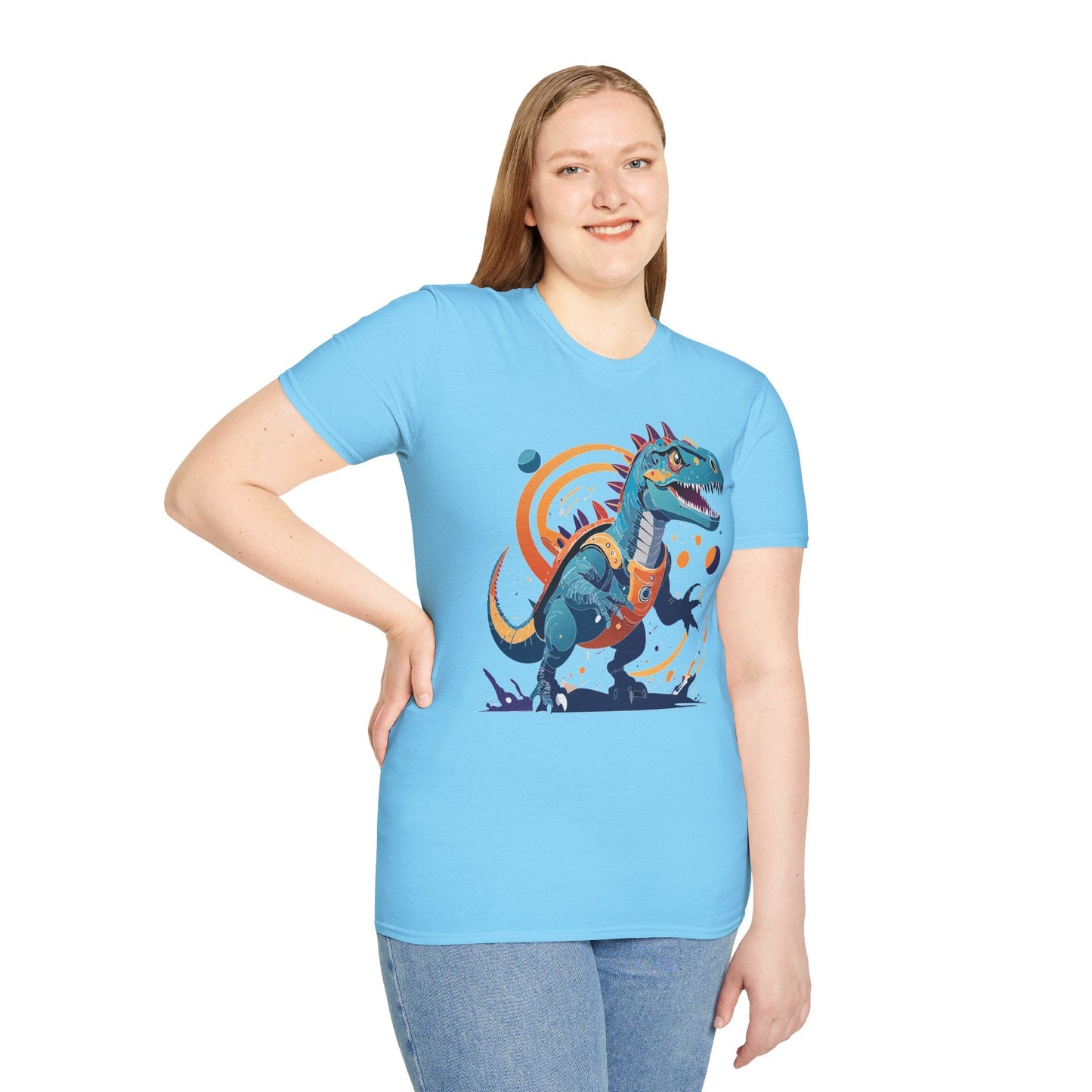 Unisex Alien T Shirt Cosmos Tee With Alien Design Gildan Softstyle 64000 Ring Spun Cotton