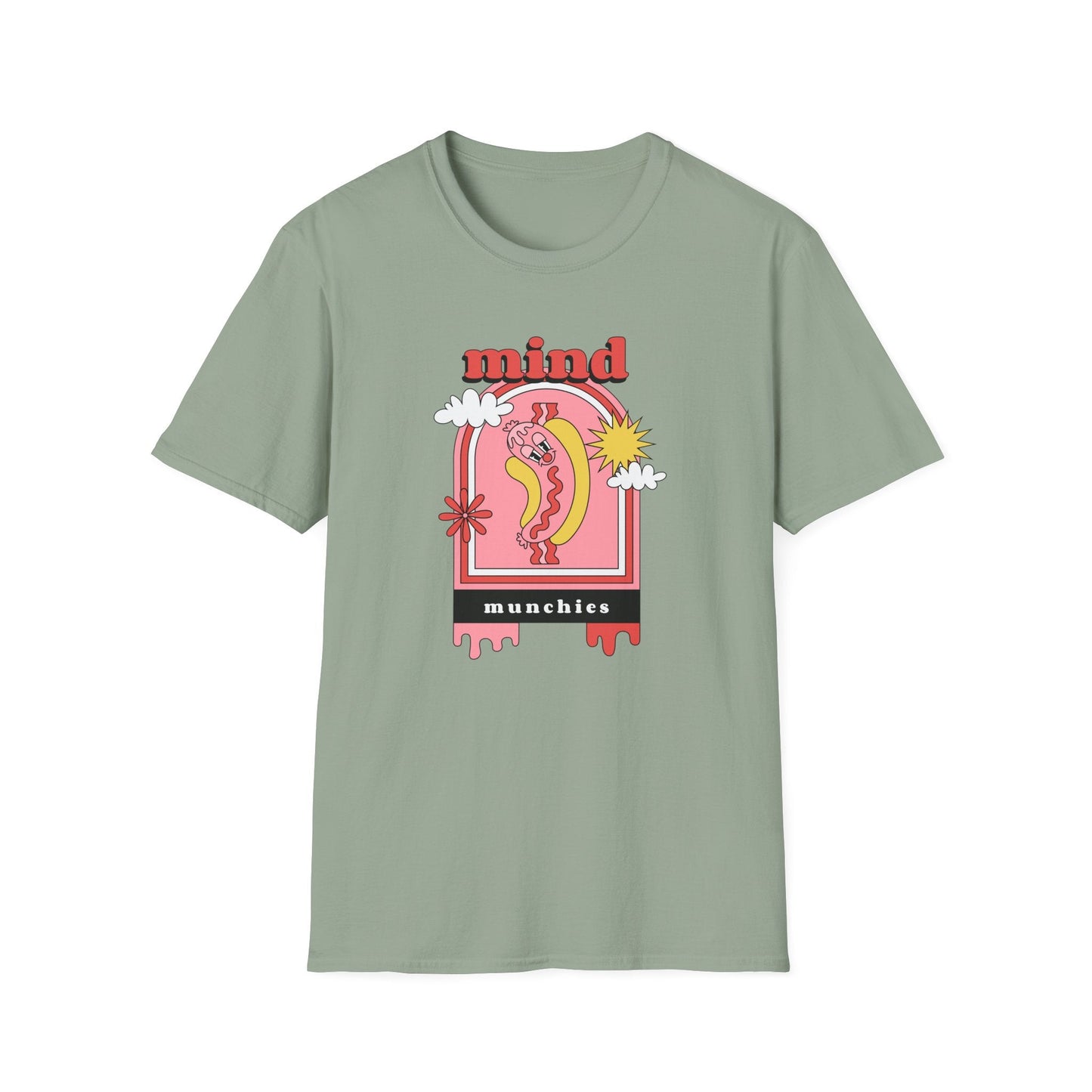 Funny Food T Shirt Unisex Softstyle Gildan 64000 100 Percent Ring Spun Cotton Lightweight Comfort
