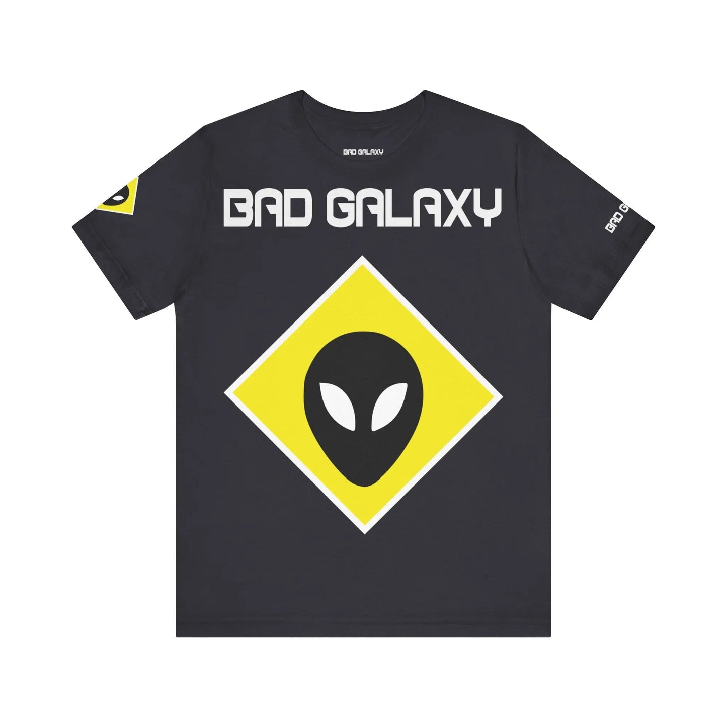 Tee Shirt With Alien From Bad Galaxy Lightweight 100 Percent Cotton Eco Friendly Inks Free Shipping