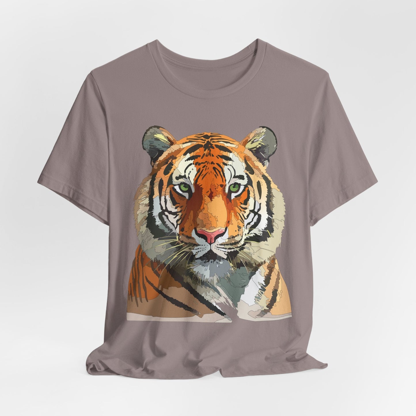 Unisex Animal Graphic Tee Shirt With Wildlife Art Design For Everyday Comfort Gildan 64000