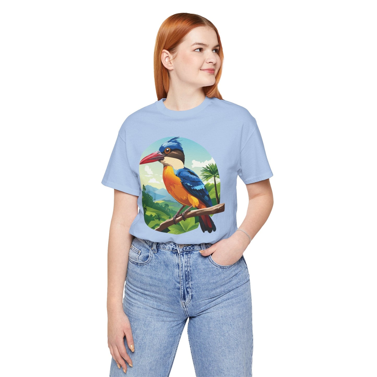 Unisex Animal Shirt With Art Design Featuring Wild Animals Jersey Short Sleeve Tee