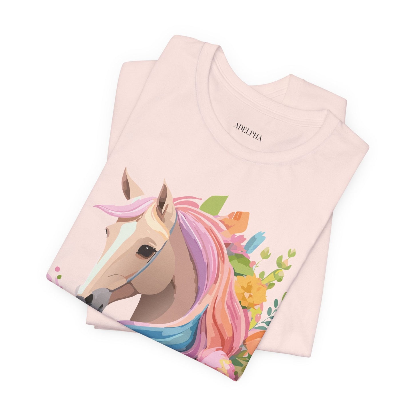 Horse Graphic Unisex 100 Cotton Vintage Animal Art T-Shirt 2