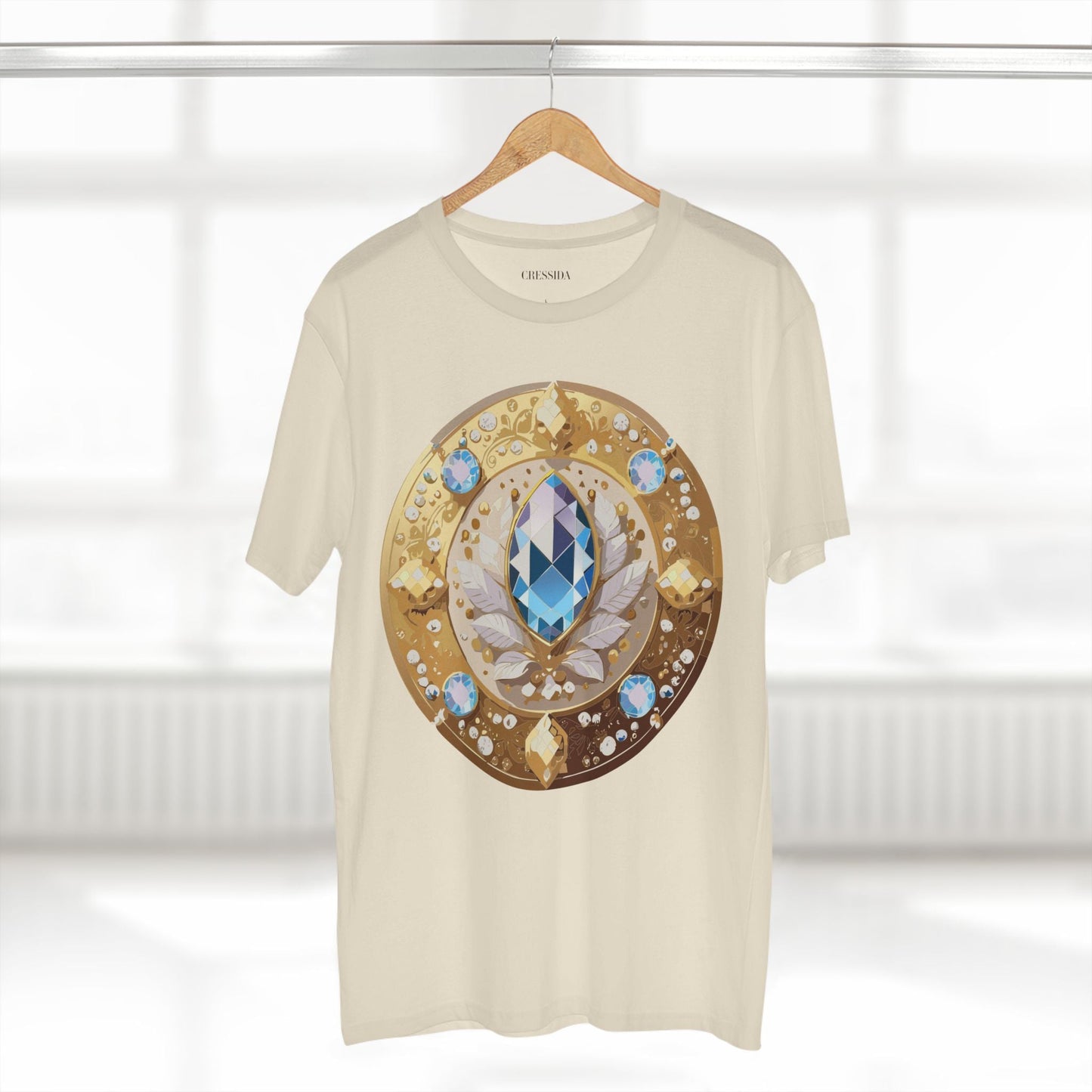 Medallion Graphic T-Shirt Unisex 100 Cotton With Gold Art Design Medal Tee 17