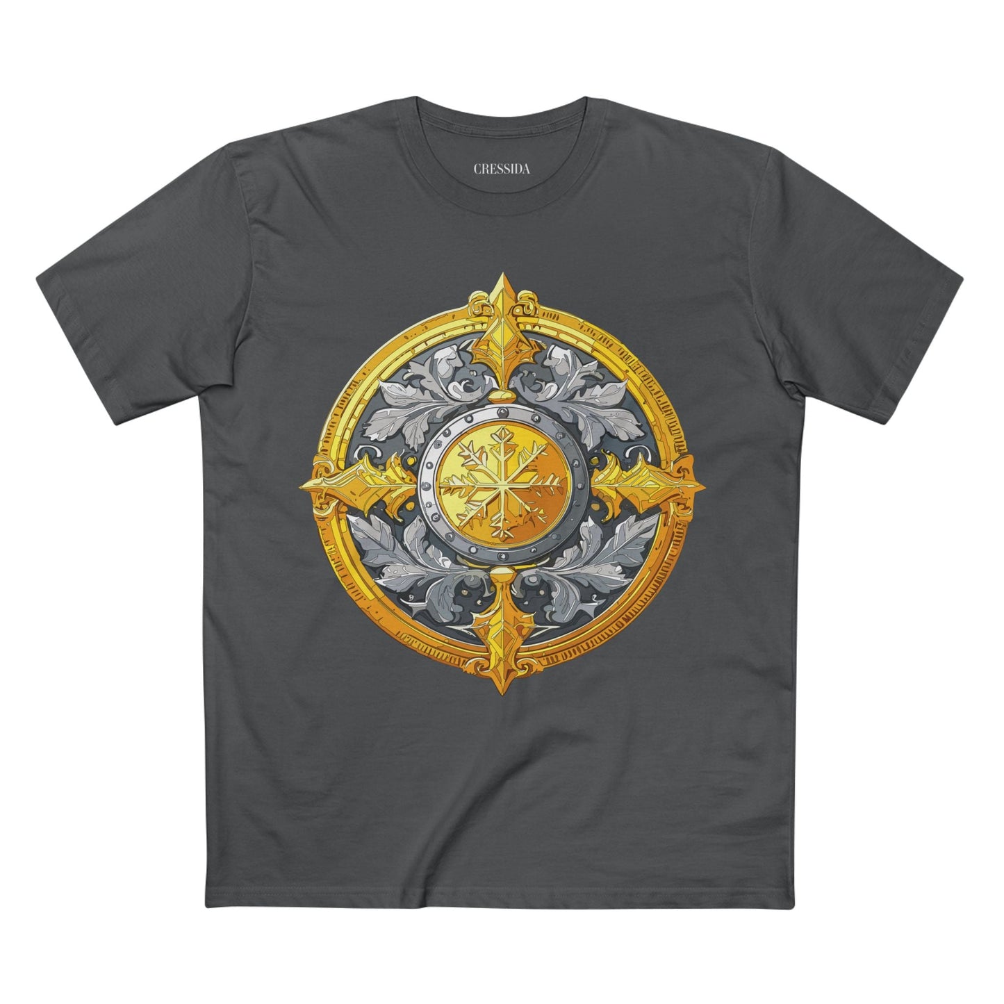 Antique Gold Coin Graphic Design T-Shirt Unisex 100 Cotton With Golden Print Artwork Tee 11